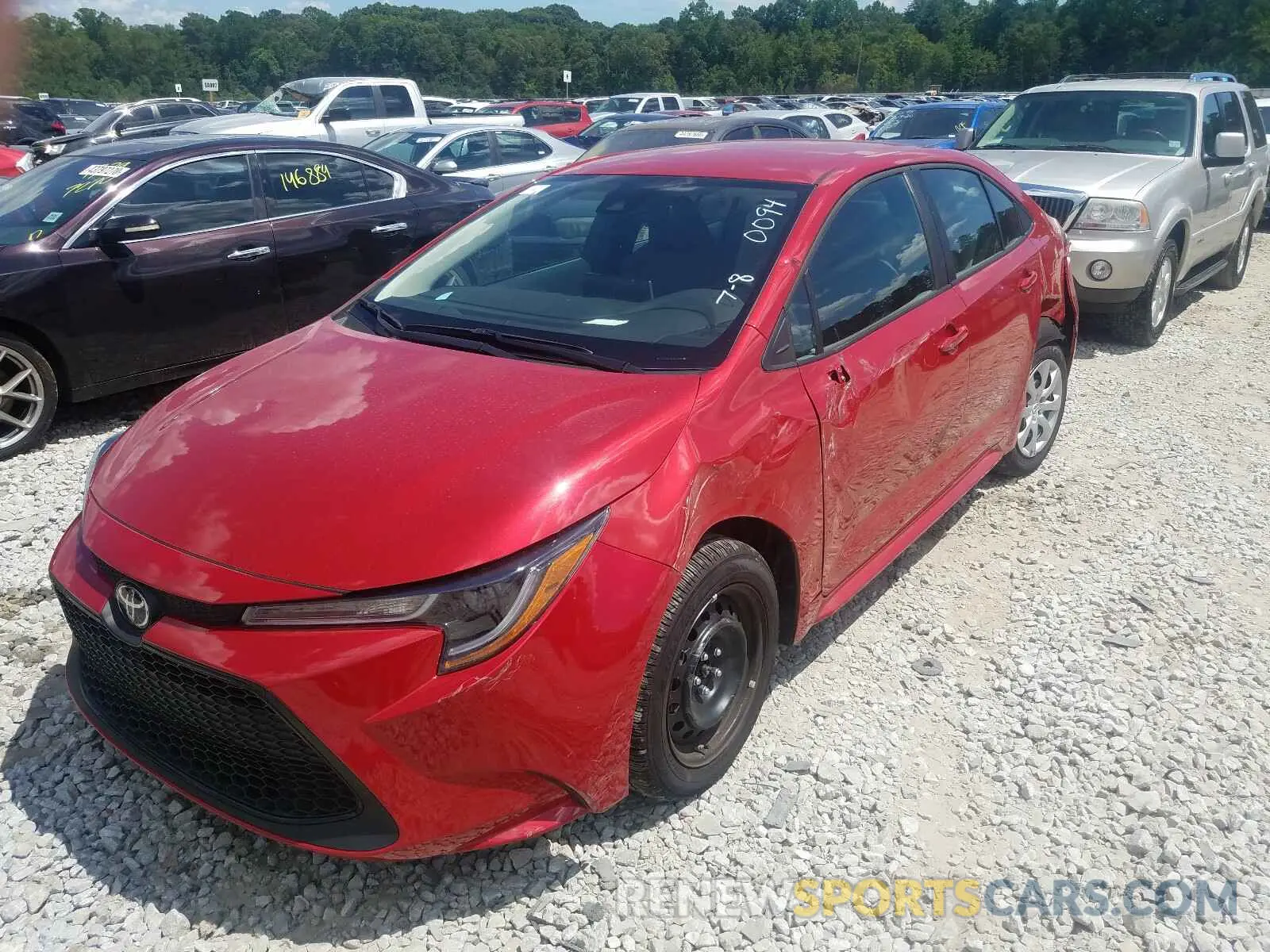 2 Фотография поврежденного автомобиля 5YFEPRAE5LP120094 TOYOTA COROLLA 2020
