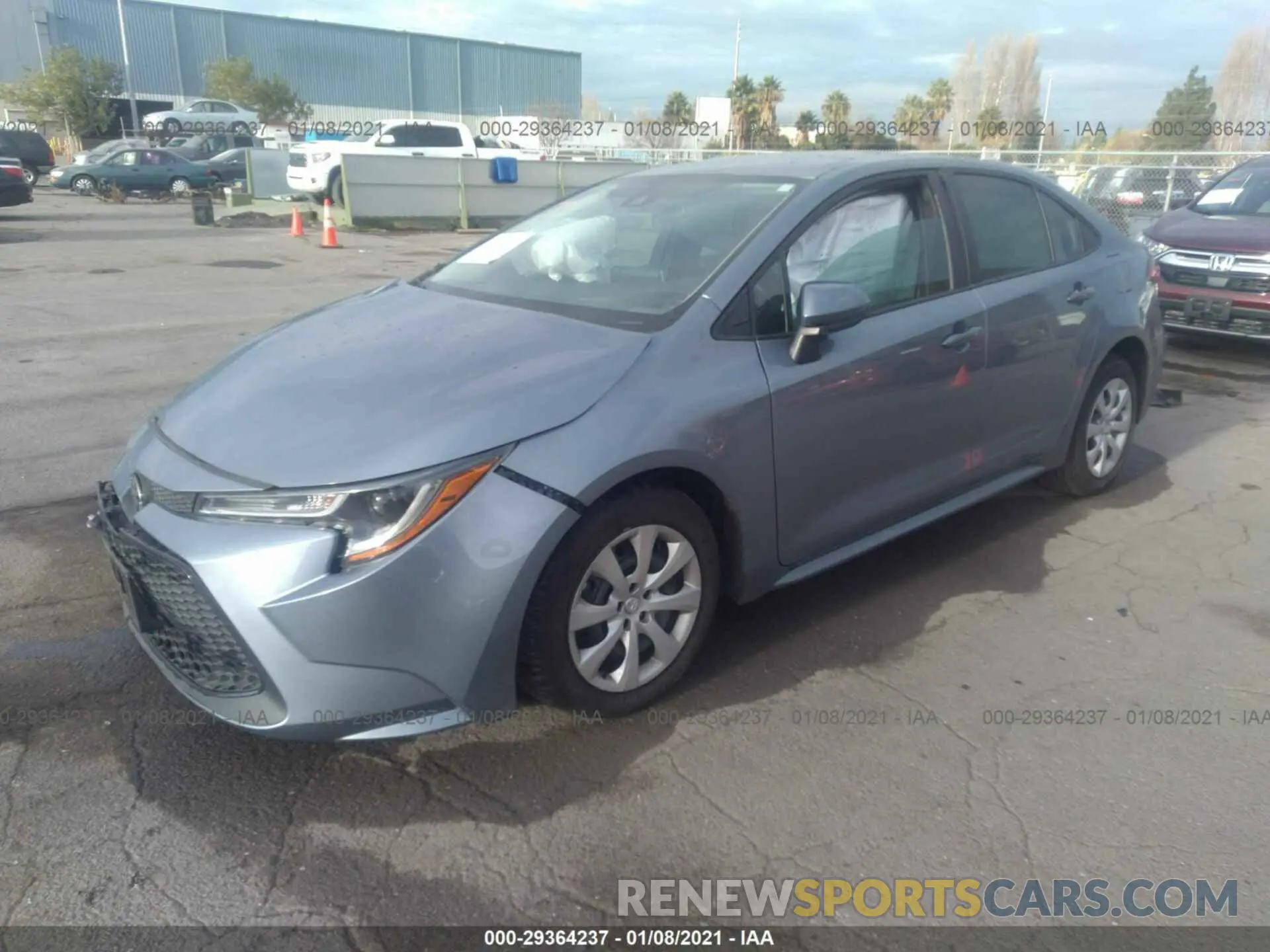 2 Photograph of a damaged car 5YFEPRAE5LP124825 TOYOTA COROLLA 2020