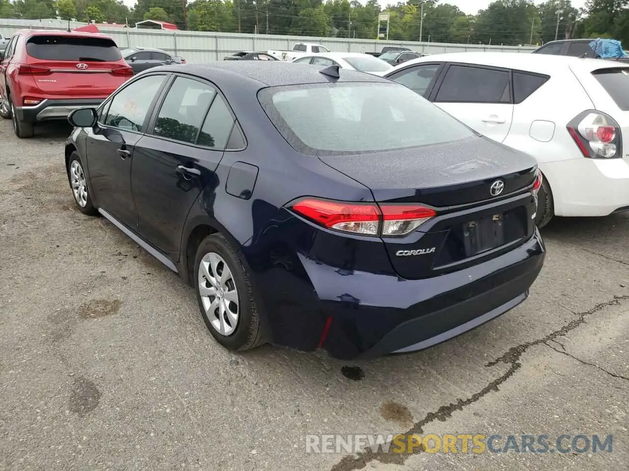 3 Фотография поврежденного автомобиля 5YFEPRAE5LP127336 TOYOTA COROLLA 2020