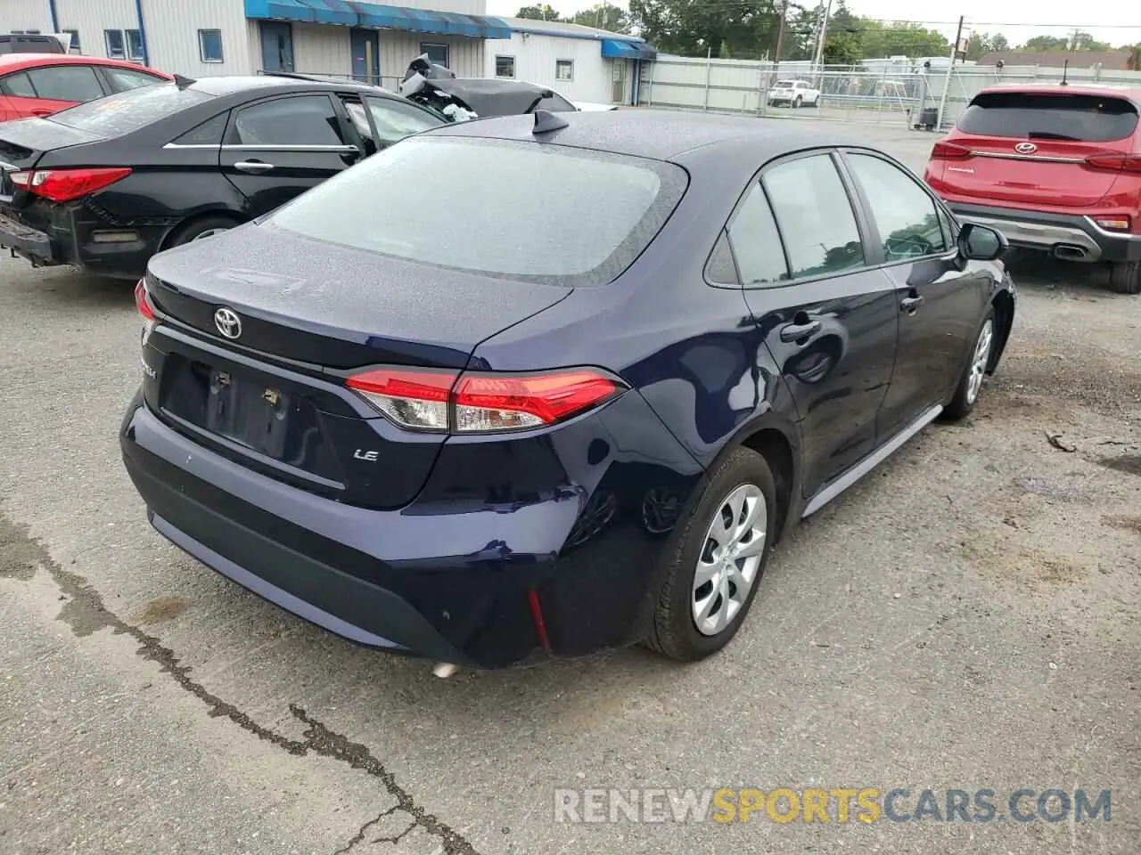 4 Фотография поврежденного автомобиля 5YFEPRAE5LP127336 TOYOTA COROLLA 2020