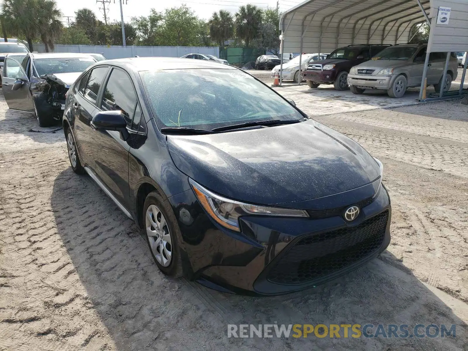 1 Photograph of a damaged car 5YFEPRAE5LP127725 TOYOTA COROLLA 2020