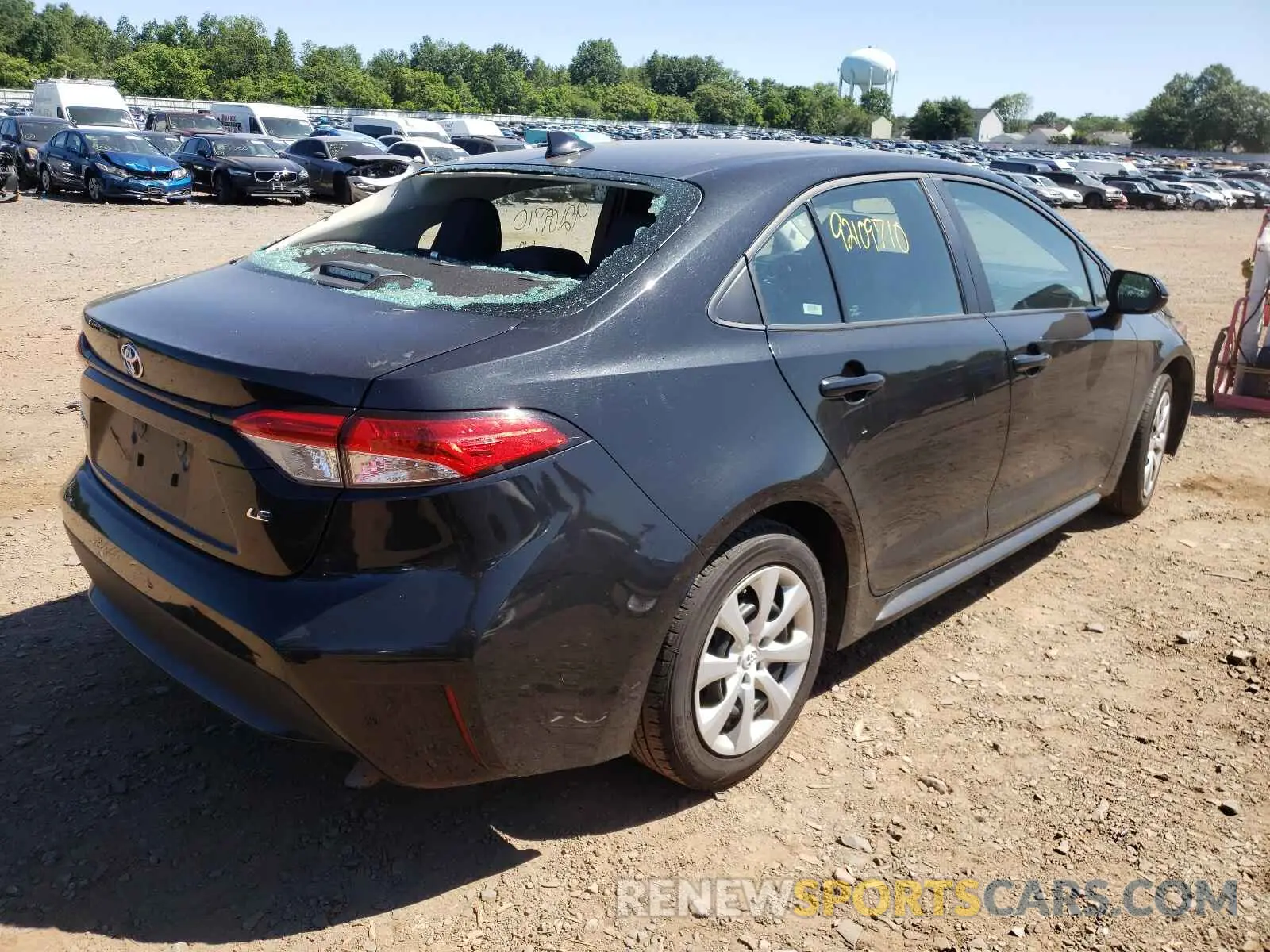 4 Photograph of a damaged car 5YFEPRAE6LP009974 TOYOTA COROLLA 2020