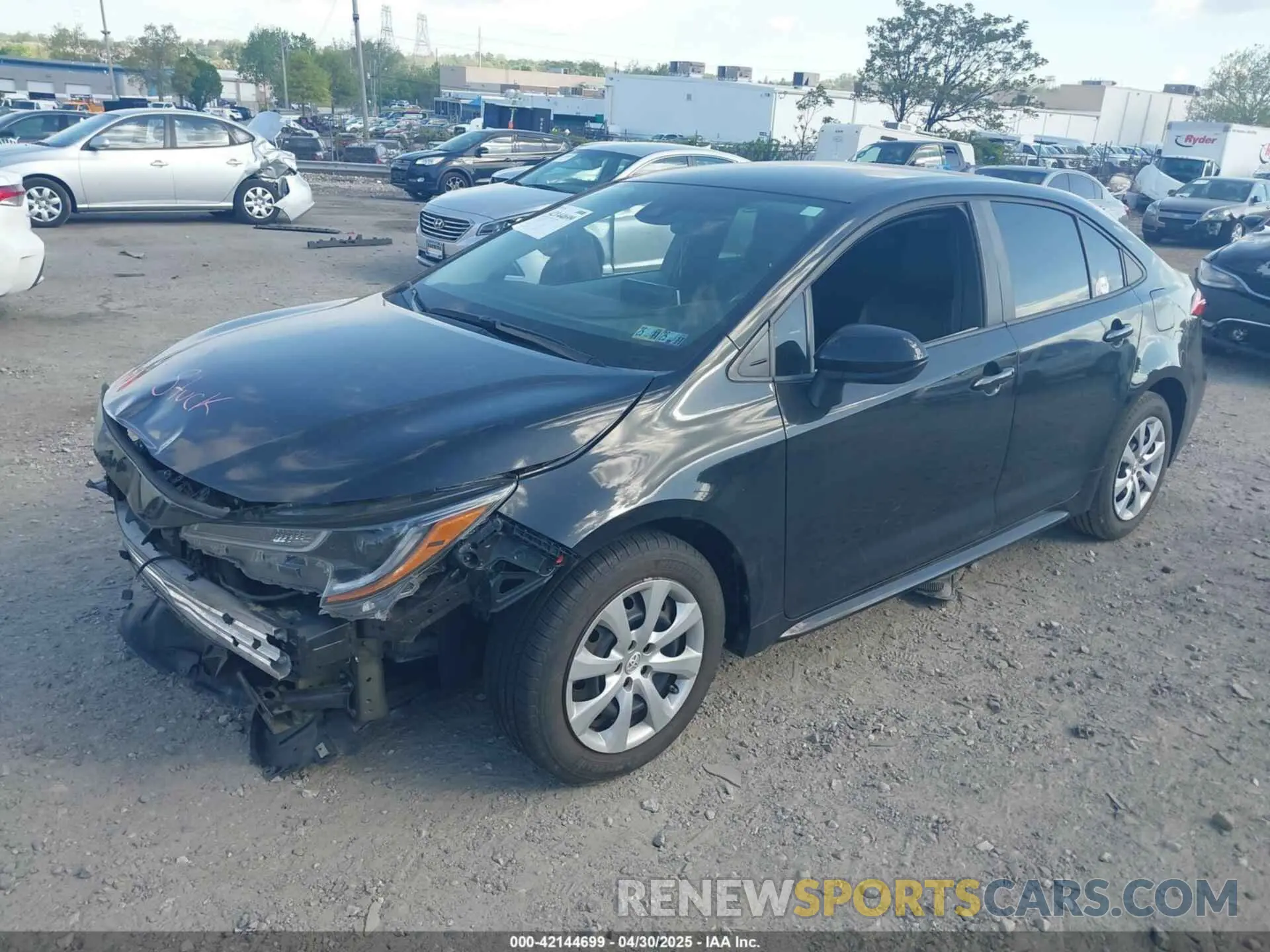 2 Photograph of a damaged car 5YFEPRAE6LP014303 TOYOTA COROLLA 2020