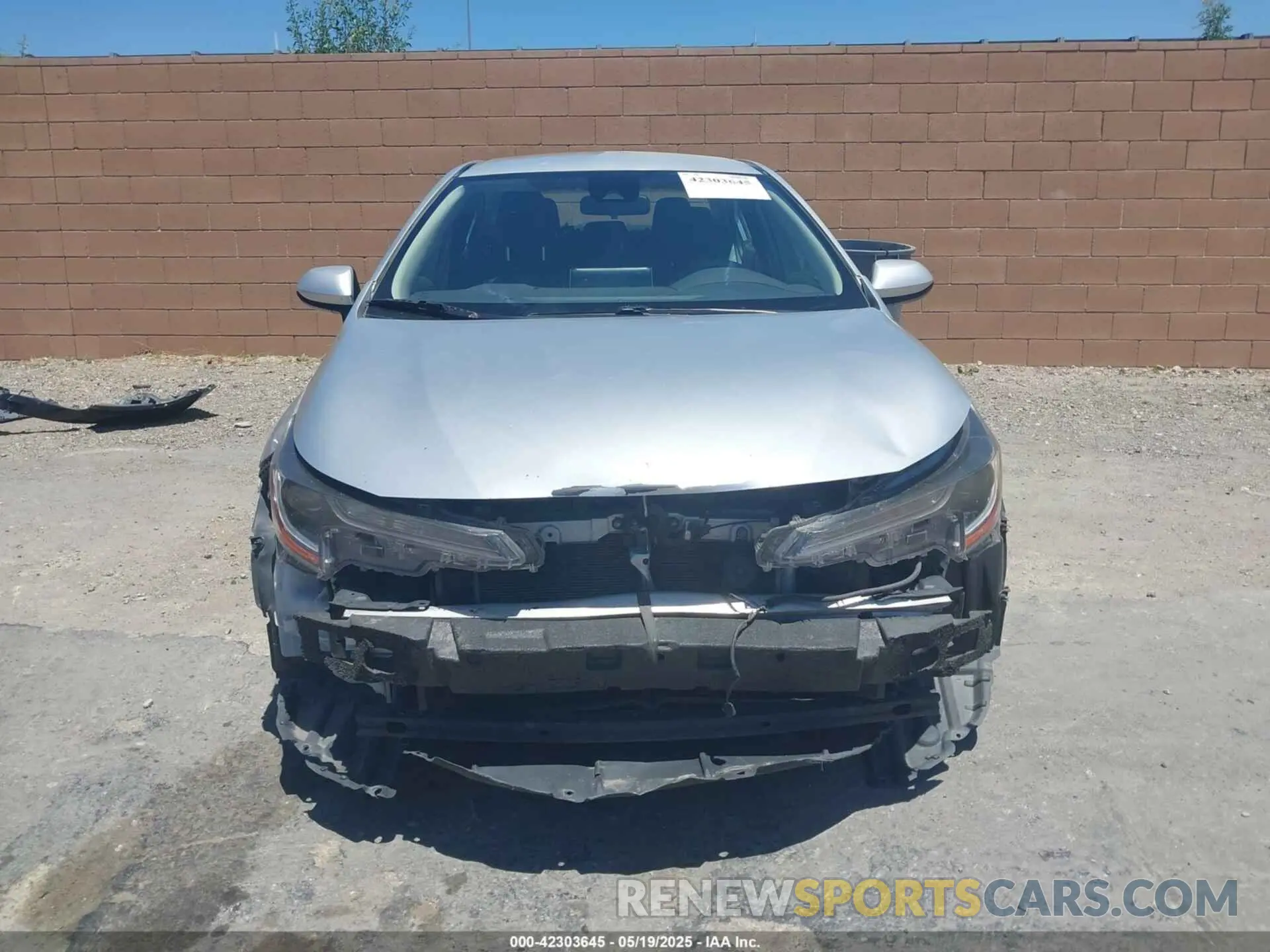 13 Фотография поврежденного автомобиля 5YFEPRAE6LP041047 TOYOTA COROLLA 2020