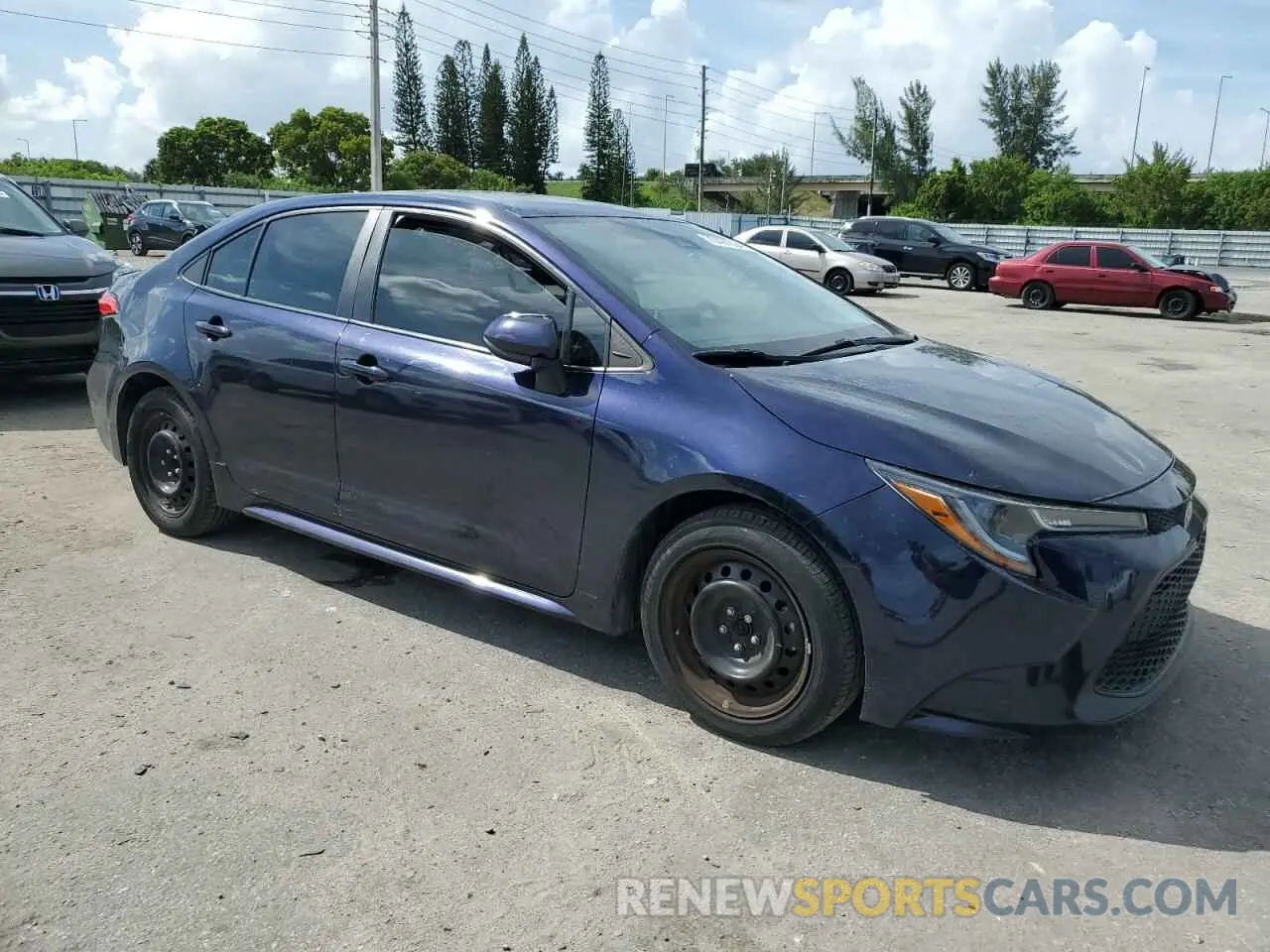 4 Photograph of a damaged car 5YFEPRAE6LP051240 TOYOTA COROLLA 2020