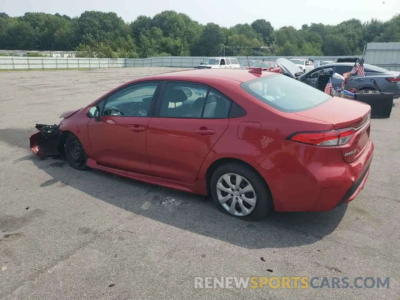 2 Photograph of a damaged car 5YFEPRAE6LP063355 TOYOTA COROLLA 2020