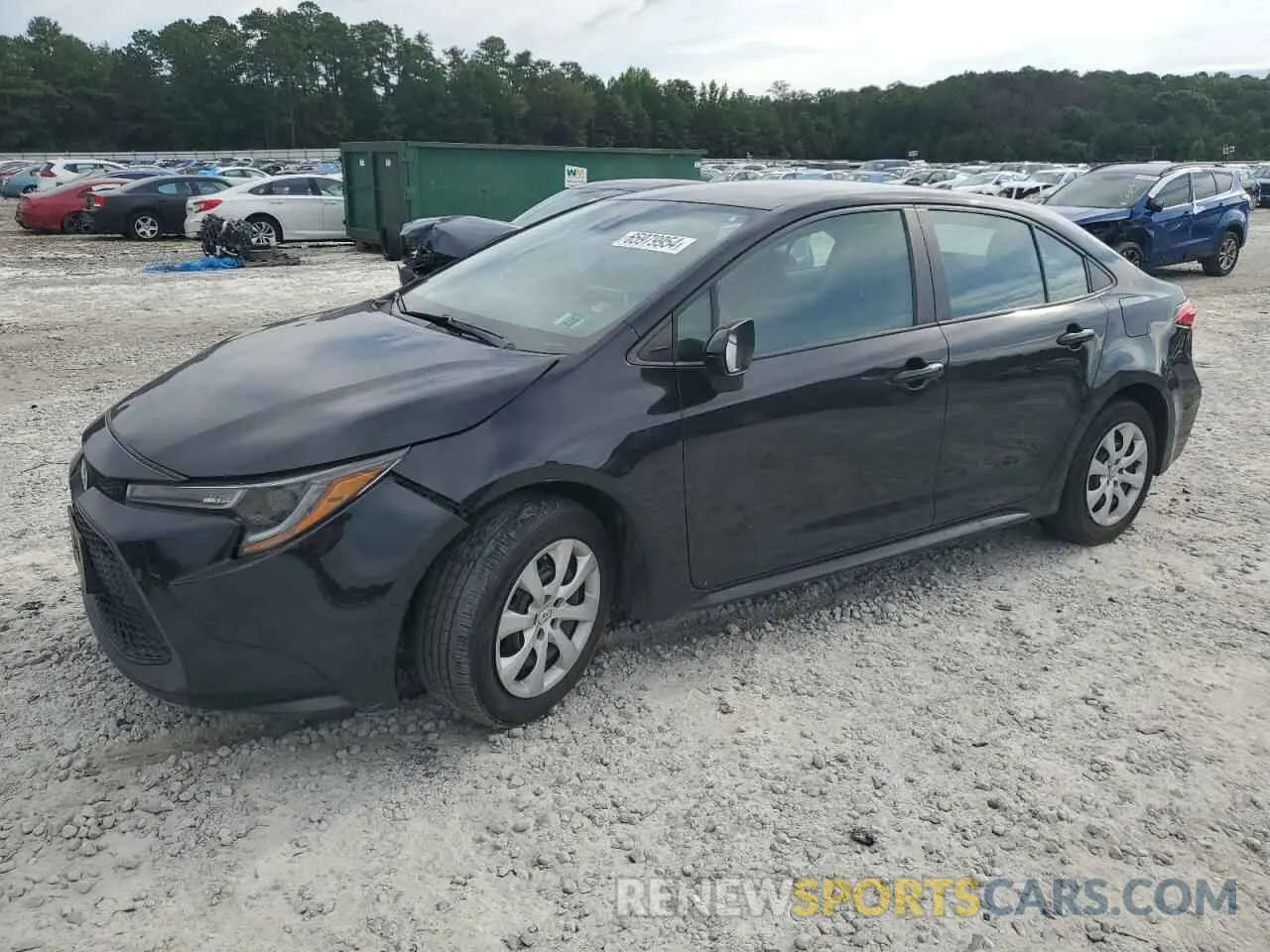 1 Photograph of a damaged car 5YFEPRAE6LP079099 TOYOTA COROLLA 2020