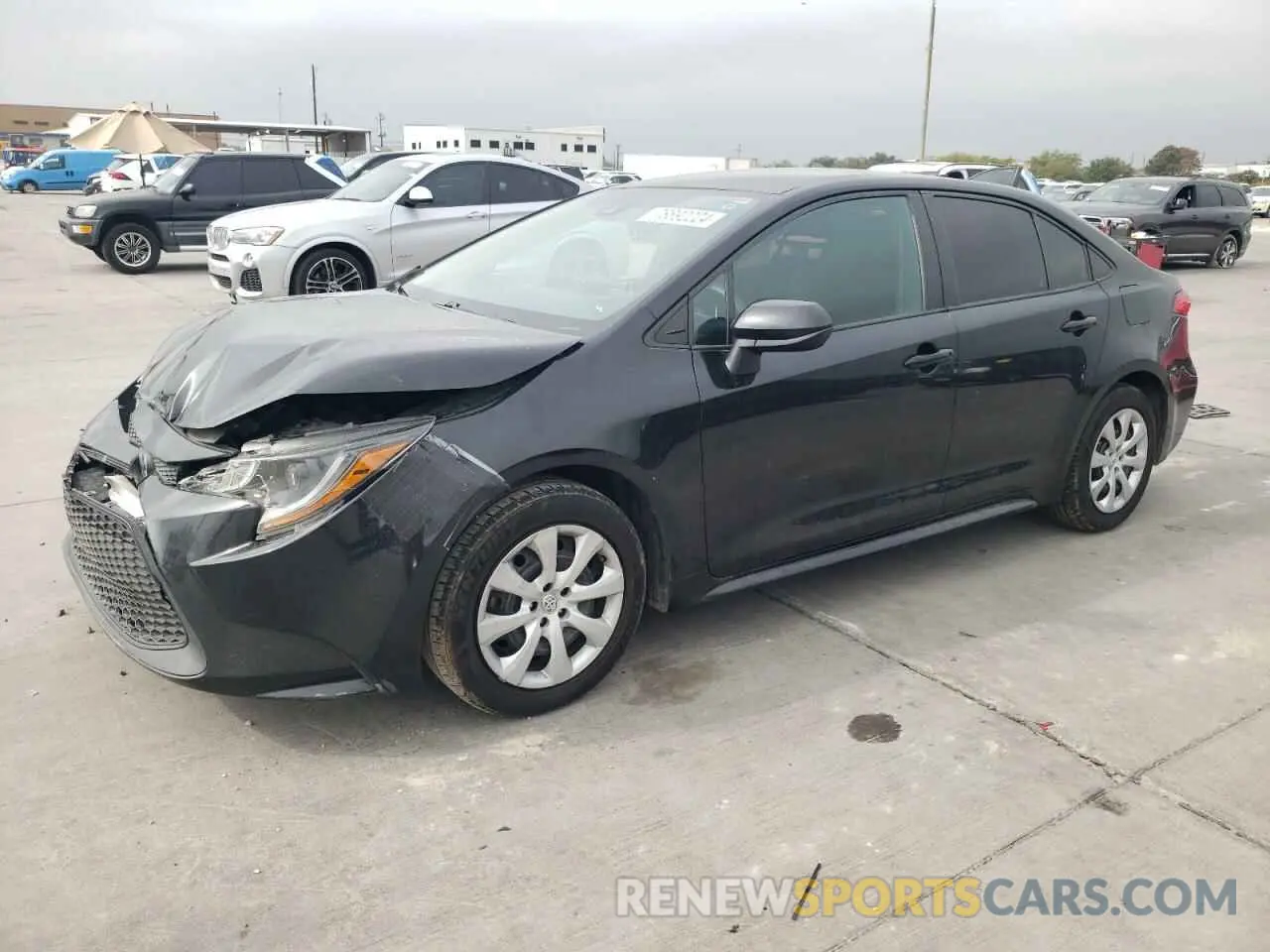 1 Photograph of a damaged car 5YFEPRAE6LP093195 TOYOTA COROLLA 2020