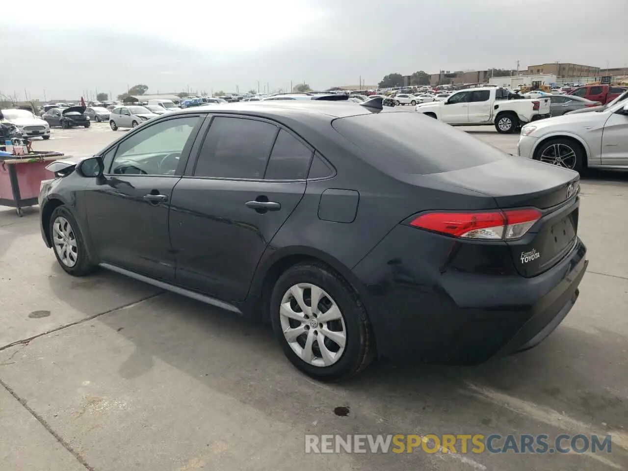 2 Photograph of a damaged car 5YFEPRAE6LP093195 TOYOTA COROLLA 2020