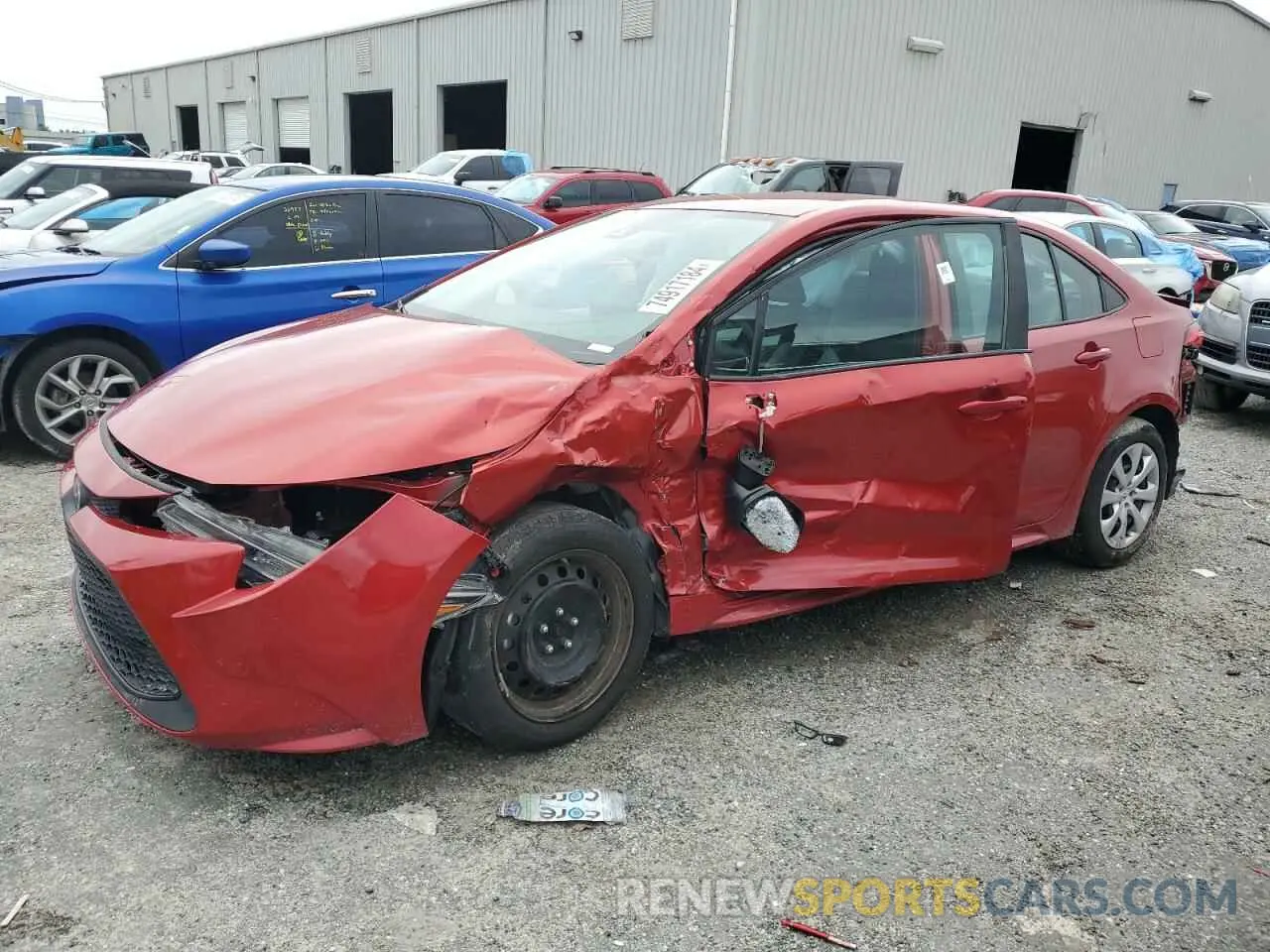 1 Photograph of a damaged car 5YFEPRAE6LP101067 TOYOTA COROLLA 2020