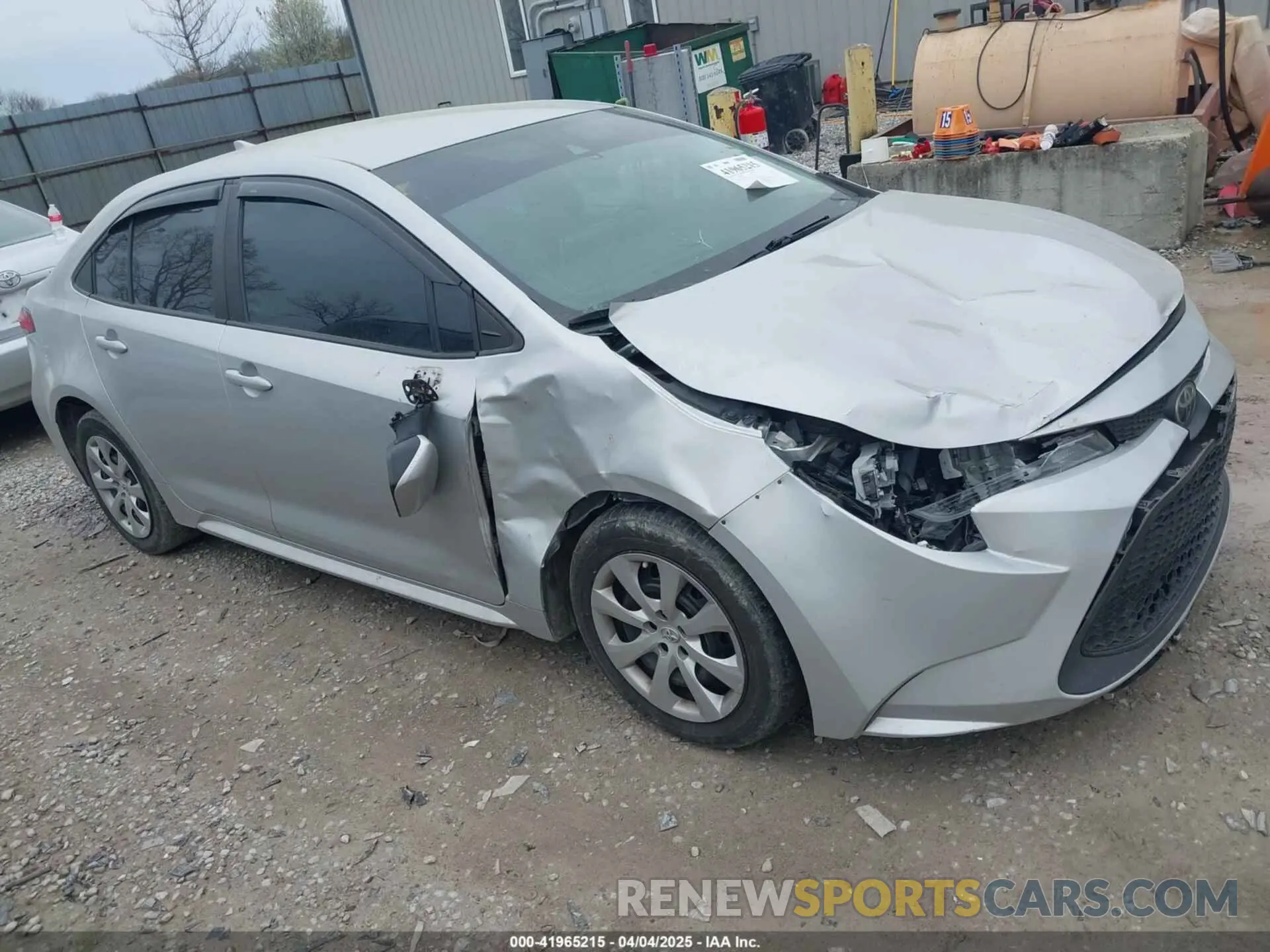 1 Фотография поврежденного автомобиля 5YFEPRAE6LP127409 TOYOTA COROLLA 2020