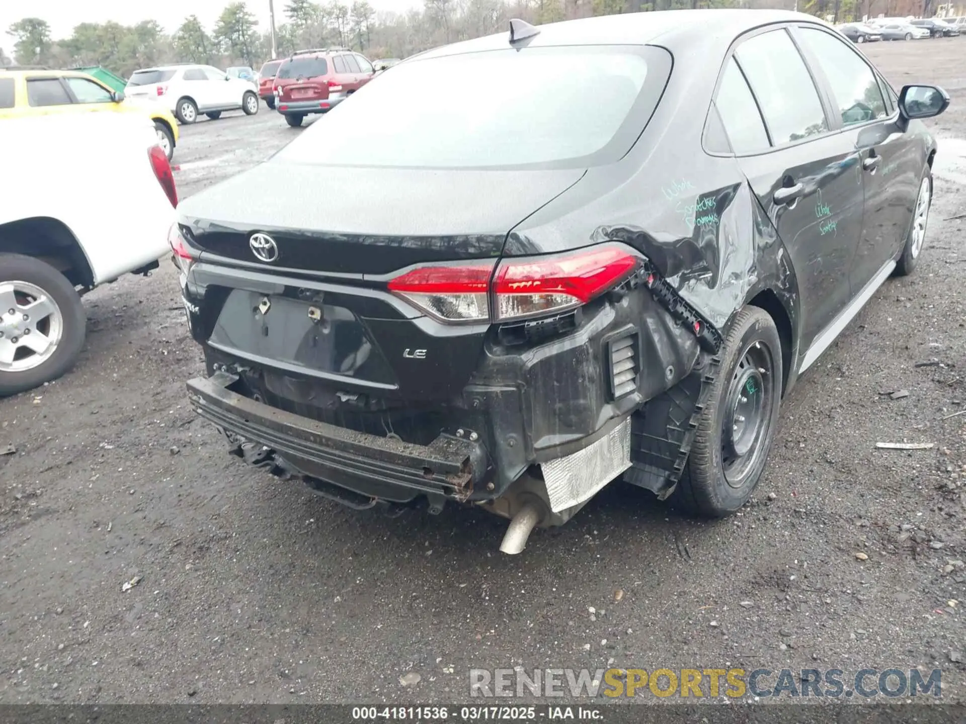 6 Фотография поврежденного автомобиля 5YFEPRAE6LP135204 TOYOTA COROLLA 2020