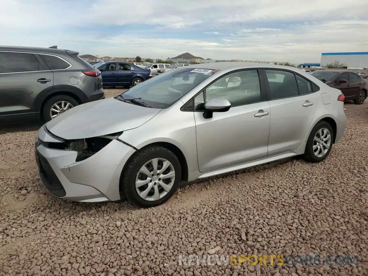 1 Photograph of a damaged car 5YFEPRAE7LP018697 TOYOTA COROLLA 2020