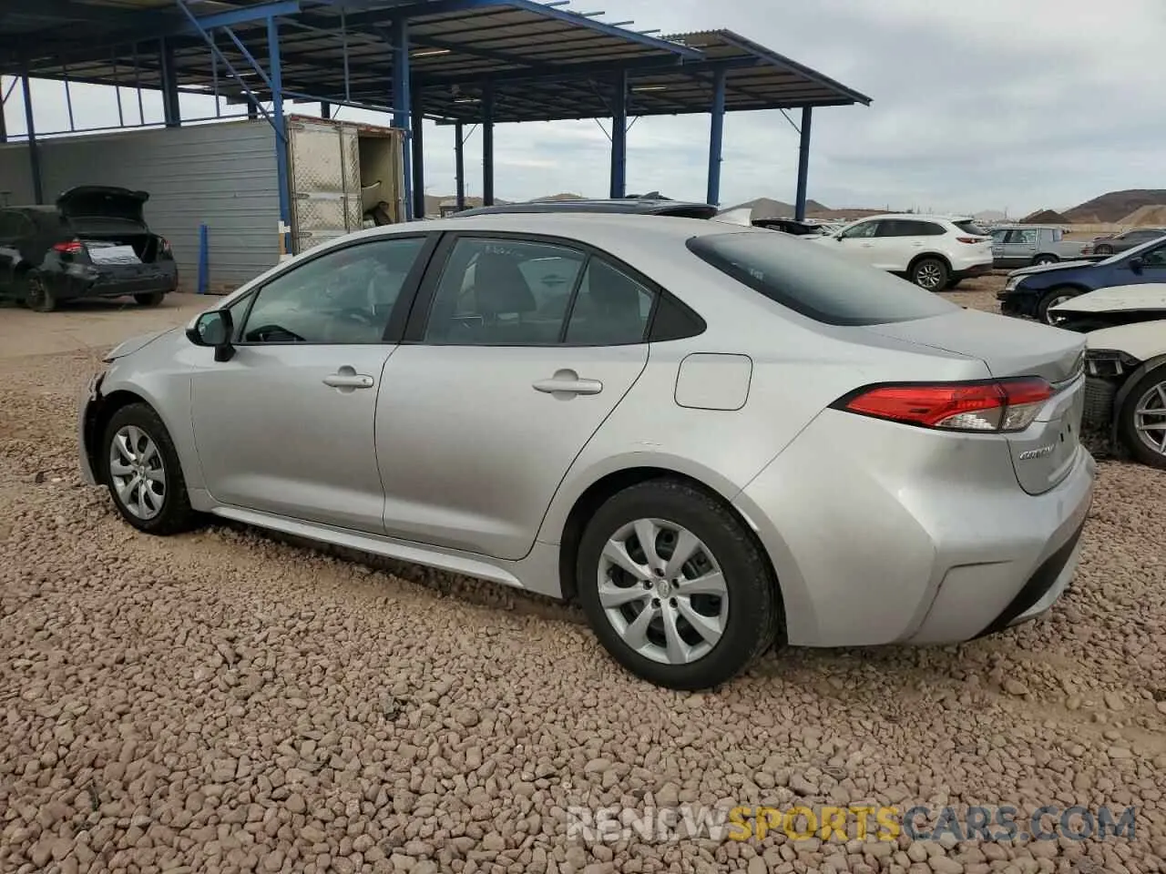 2 Photograph of a damaged car 5YFEPRAE7LP018697 TOYOTA COROLLA 2020