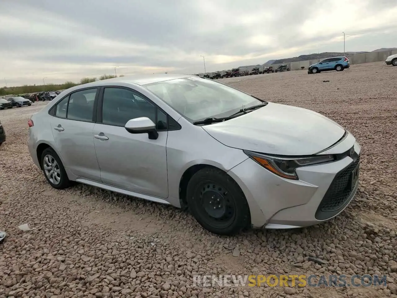 4 Photograph of a damaged car 5YFEPRAE7LP018697 TOYOTA COROLLA 2020