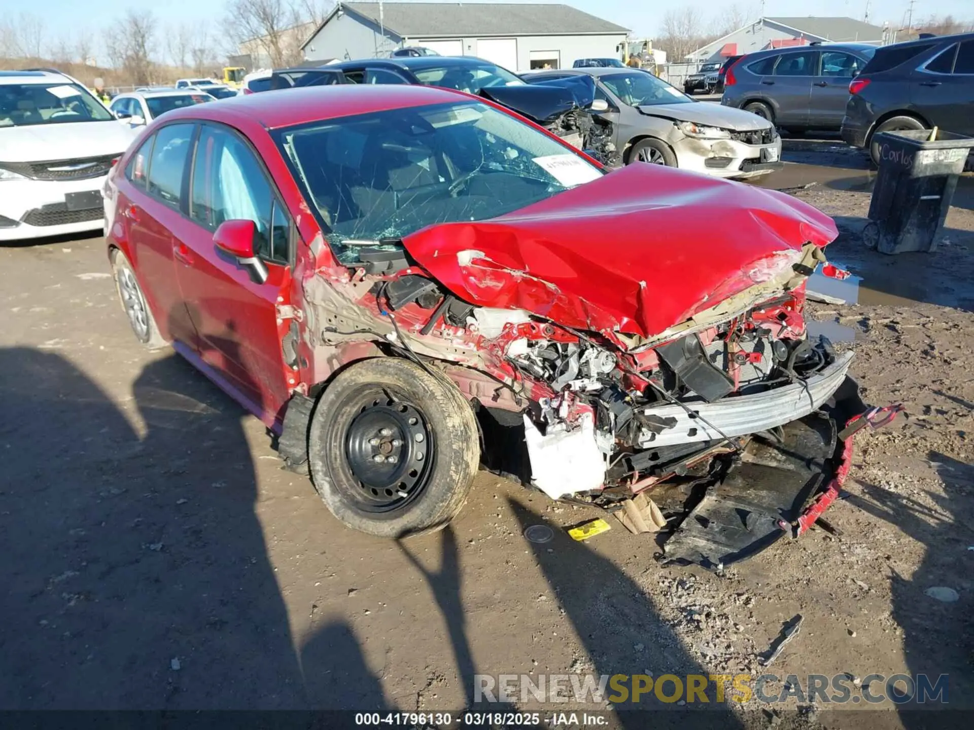 1 Фотография поврежденного автомобиля 5YFEPRAE7LP025942 TOYOTA COROLLA 2020