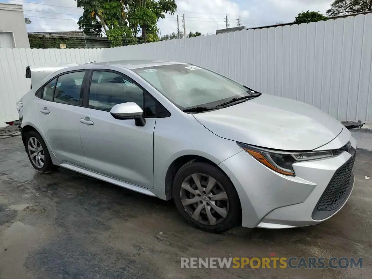 4 Фотография поврежденного автомобиля 5YFEPRAE7LP027948 TOYOTA COROLLA 2020