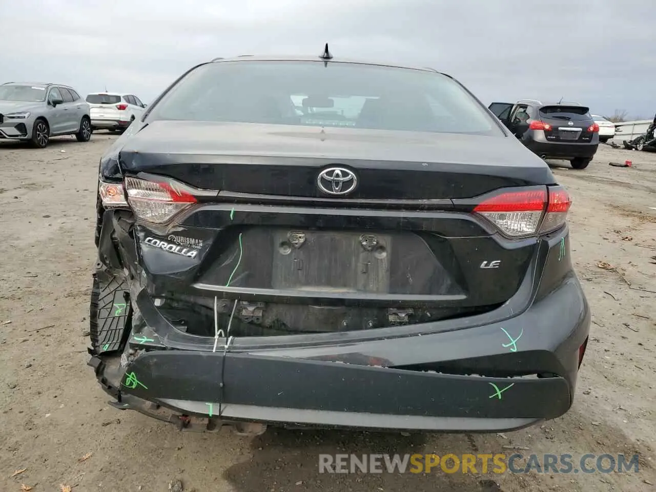 6 Фотография поврежденного автомобиля 5YFEPRAE7LP073926 TOYOTA COROLLA 2020