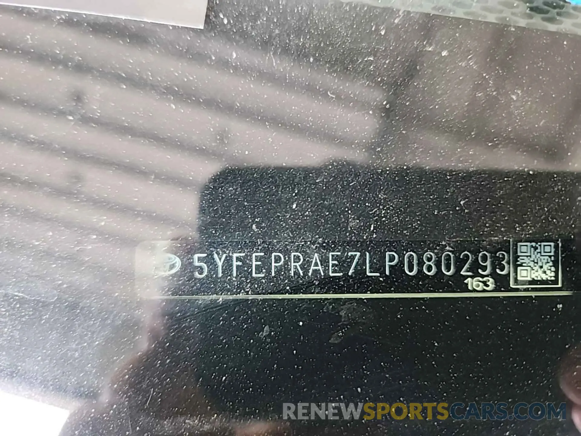 3 Photograph of a damaged car 5YFEPRAE7LP080293 TOYOTA COROLLA 2020