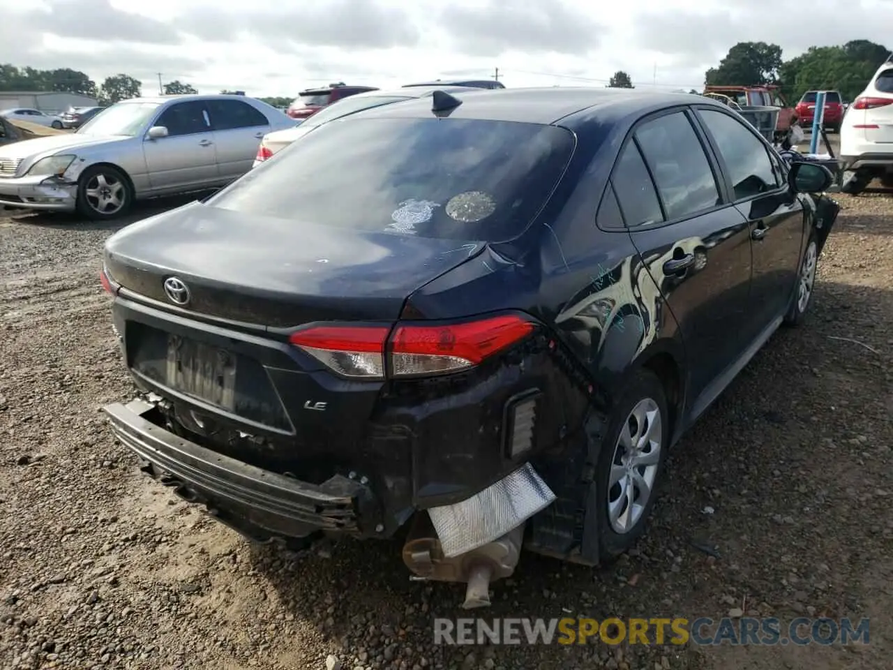4 Photograph of a damaged car 5YFEPRAE7LP091018 TOYOTA COROLLA 2020