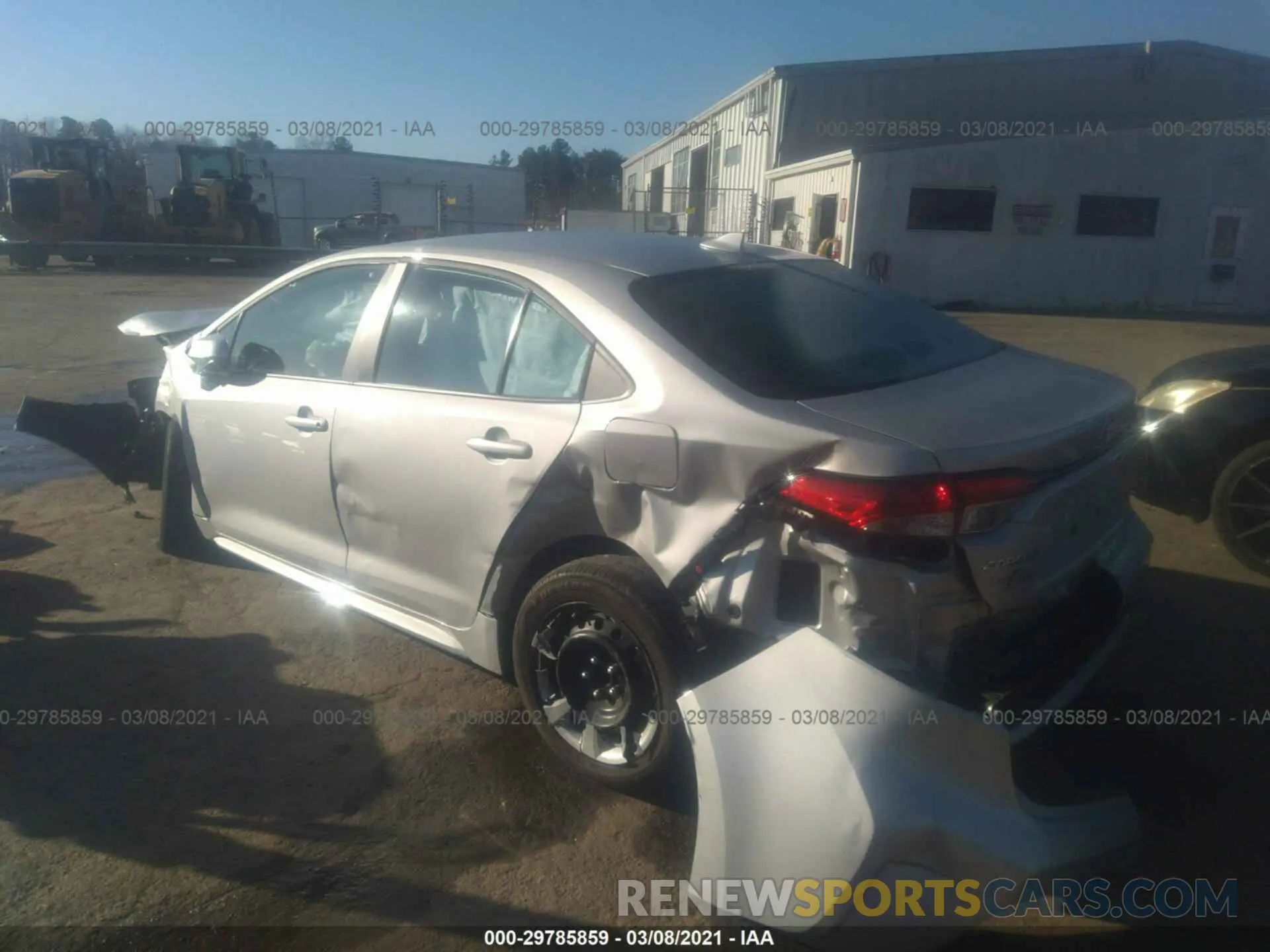 3 Photograph of a damaged car 5YFEPRAE7LP115575 TOYOTA COROLLA 2020