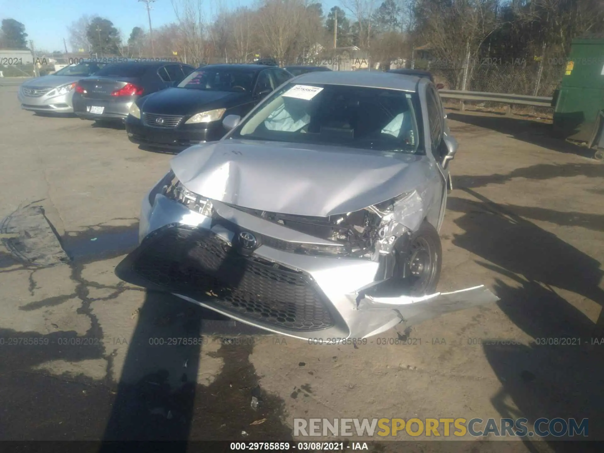6 Photograph of a damaged car 5YFEPRAE7LP115575 TOYOTA COROLLA 2020
