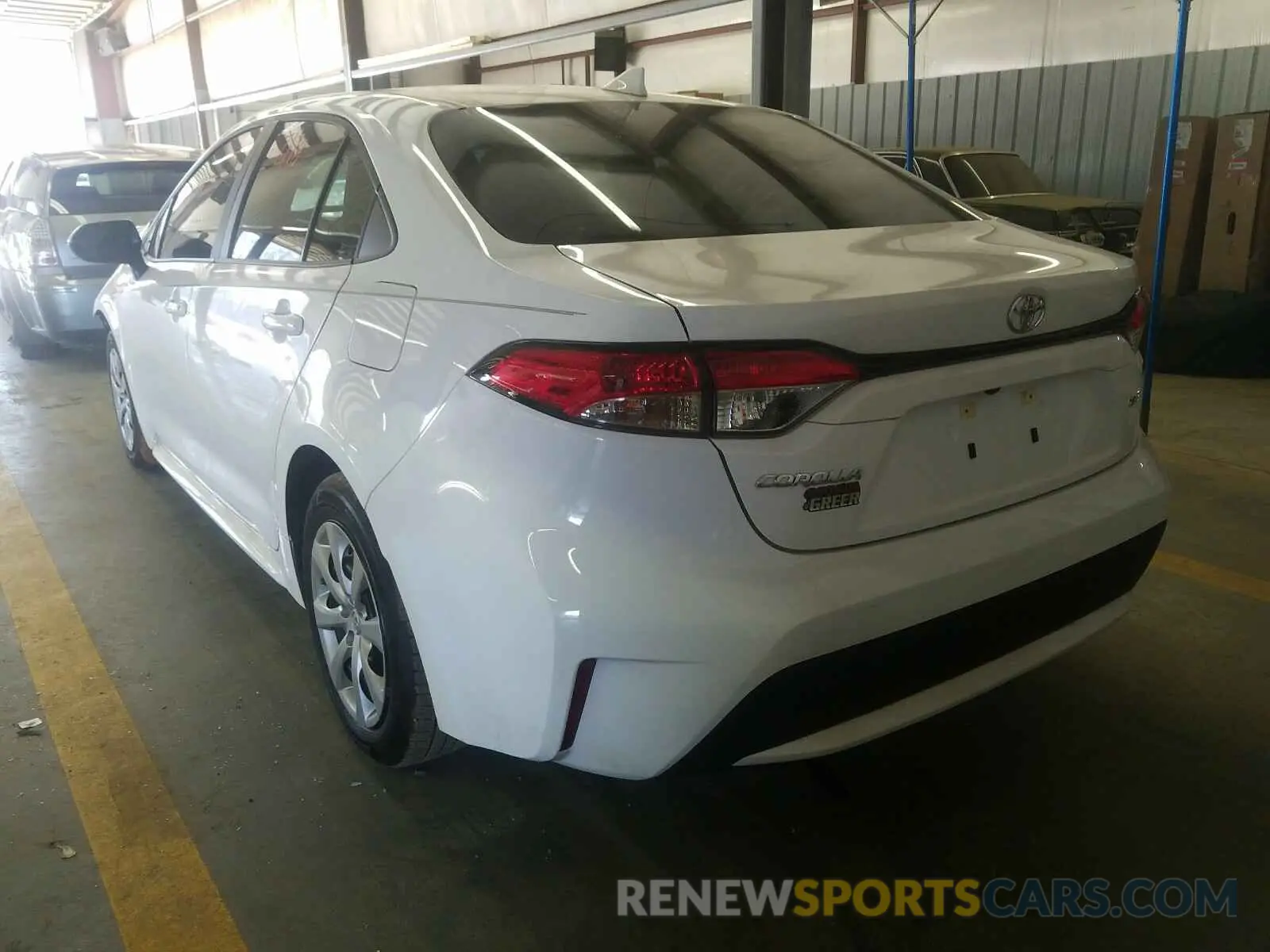 3 Photograph of a damaged car 5YFEPRAE7LP125796 TOYOTA COROLLA 2020