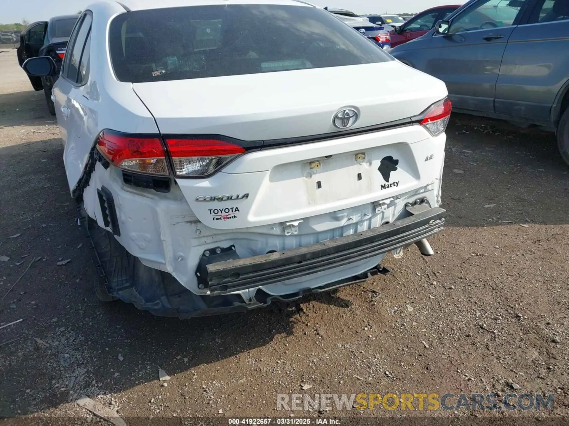 6 Photograph of a damaged car 5YFEPRAE7LP140170 TOYOTA COROLLA 2020