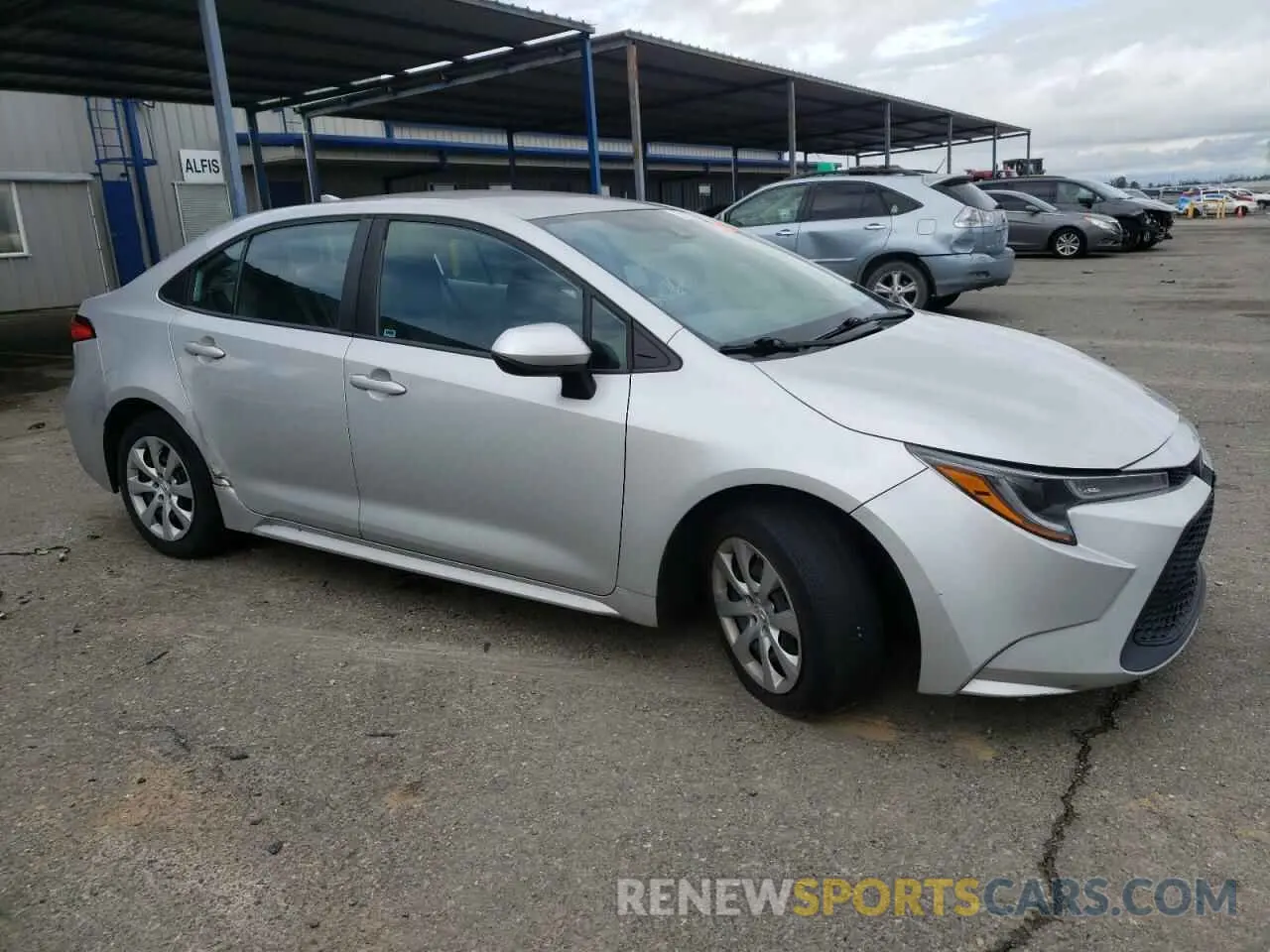 4 Photograph of a damaged car 5YFEPRAE7LP143621 TOYOTA COROLLA 2020