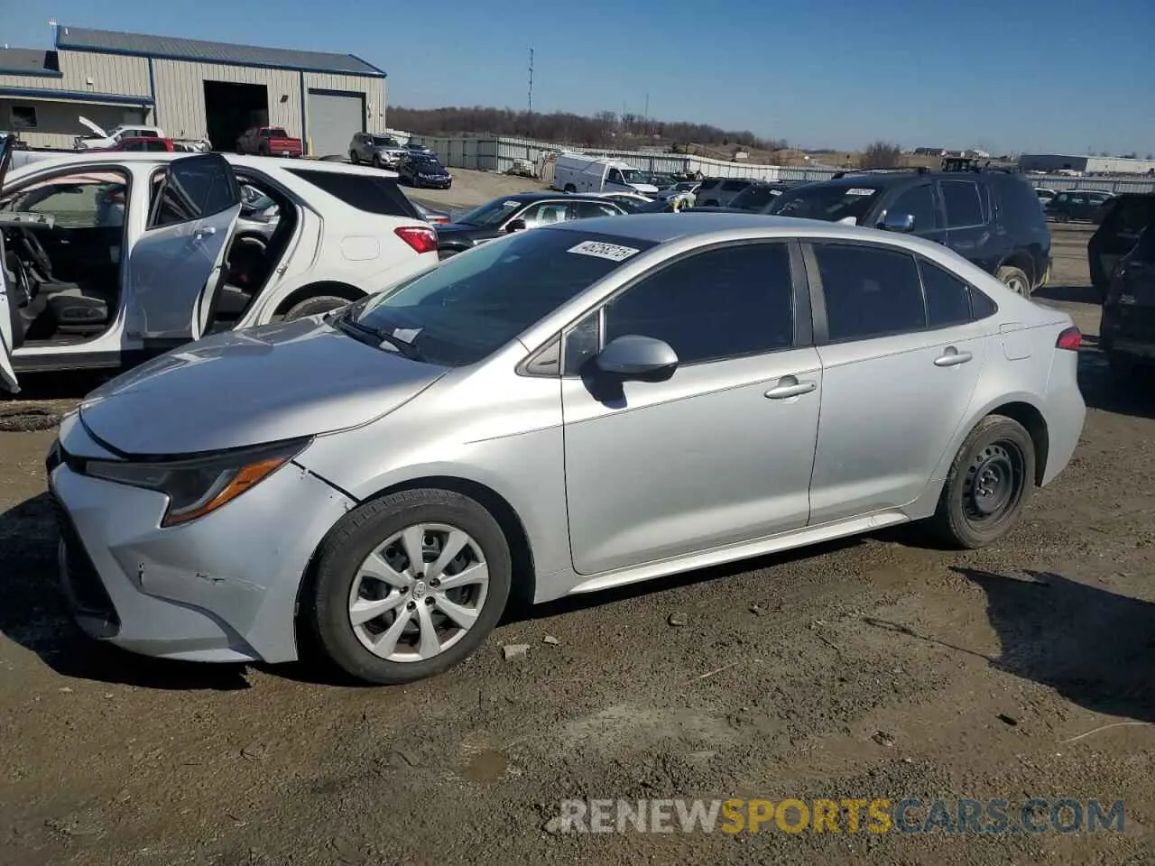1 Photograph of a damaged car 5YFEPRAE7LP145143 TOYOTA COROLLA 2020
