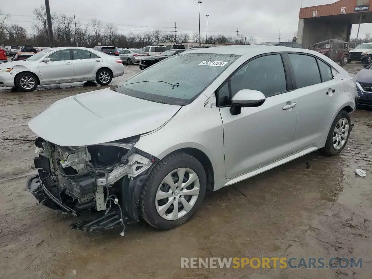 1 Photograph of a damaged car 5YFEPRAE8LP033192 TOYOTA COROLLA 2020