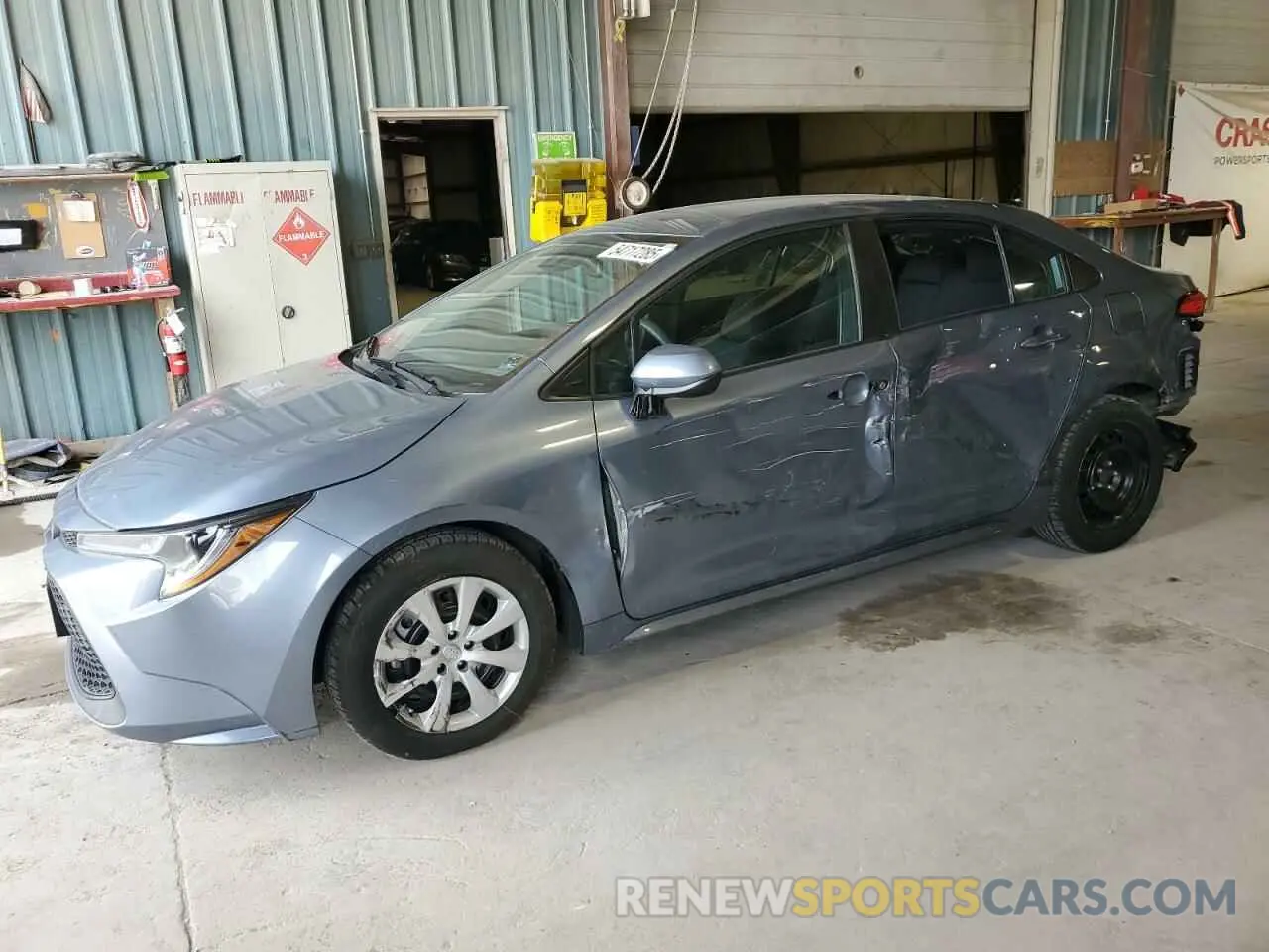 1 Photograph of a damaged car 5YFEPRAE8LP077483 TOYOTA COROLLA 2020