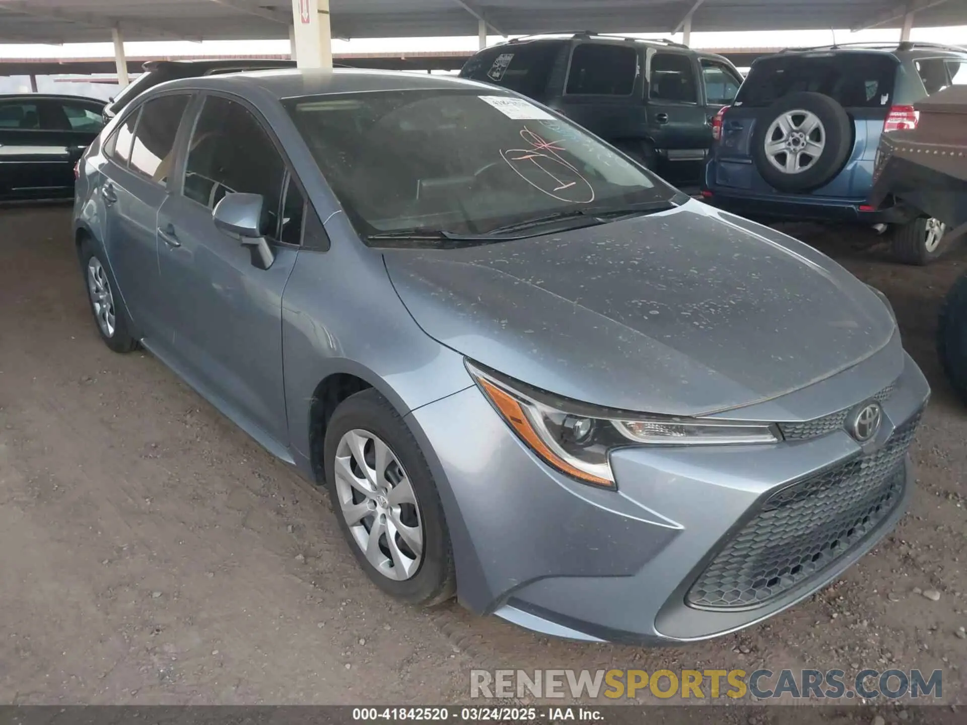 1 Фотография поврежденного автомобиля 5YFEPRAE8LP082859 TOYOTA COROLLA 2020