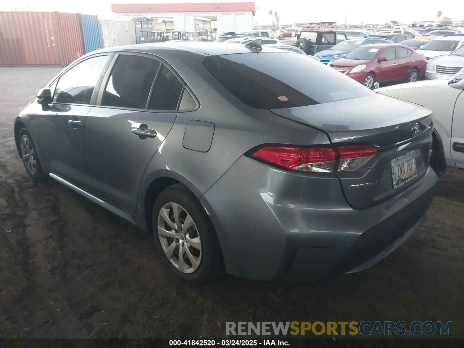 3 Фотография поврежденного автомобиля 5YFEPRAE8LP082859 TOYOTA COROLLA 2020