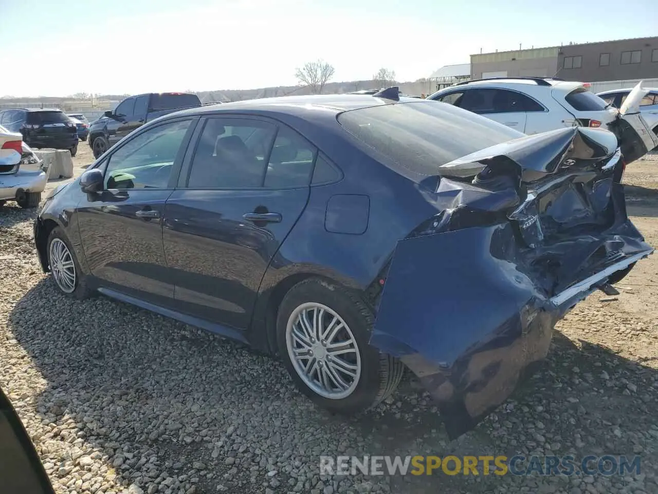 2 Photograph of a damaged car 5YFEPRAE8LP084045 TOYOTA COROLLA 2020