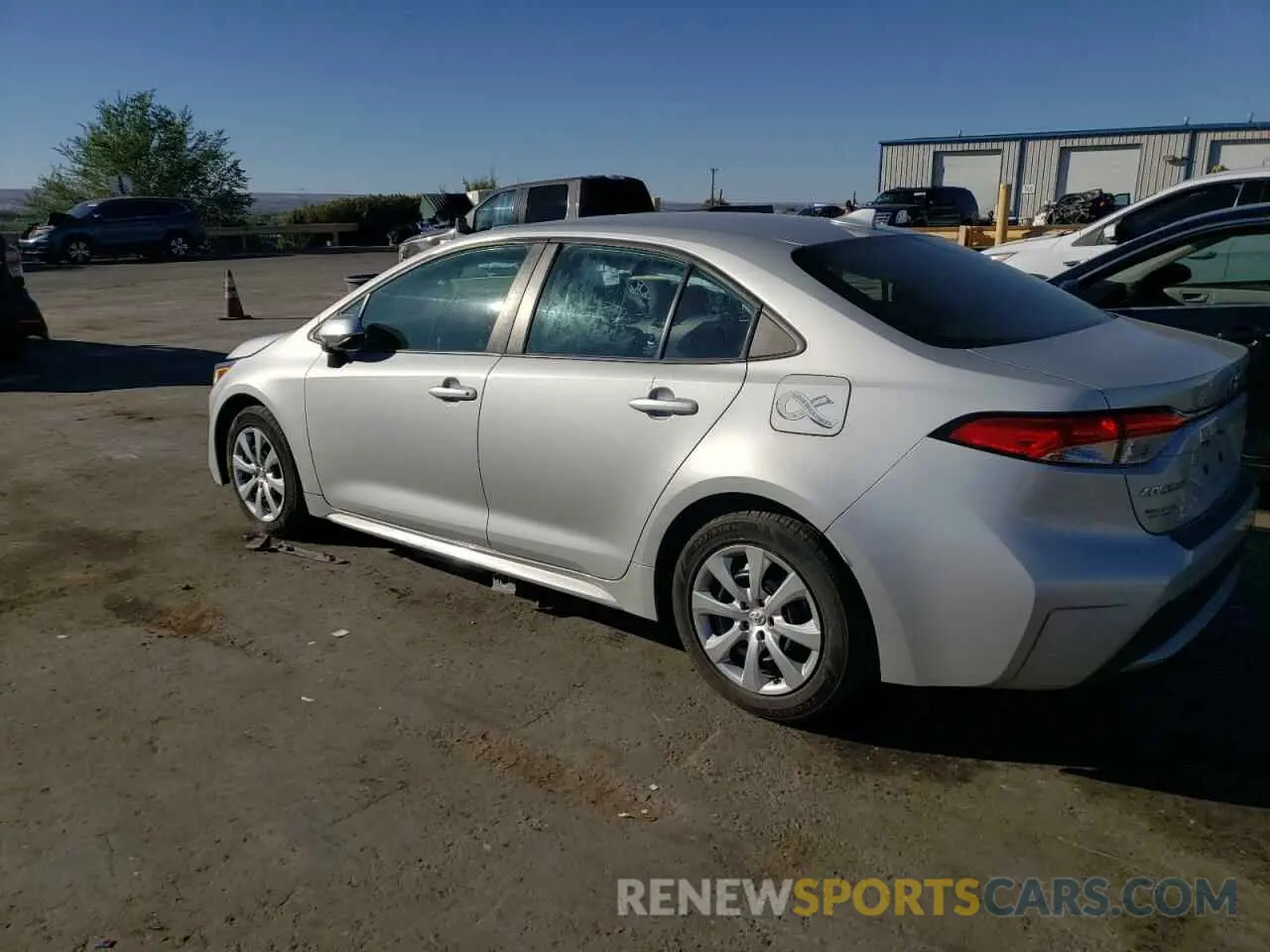 2 Photograph of a damaged car 5YFEPRAE8LP099922 TOYOTA COROLLA 2020