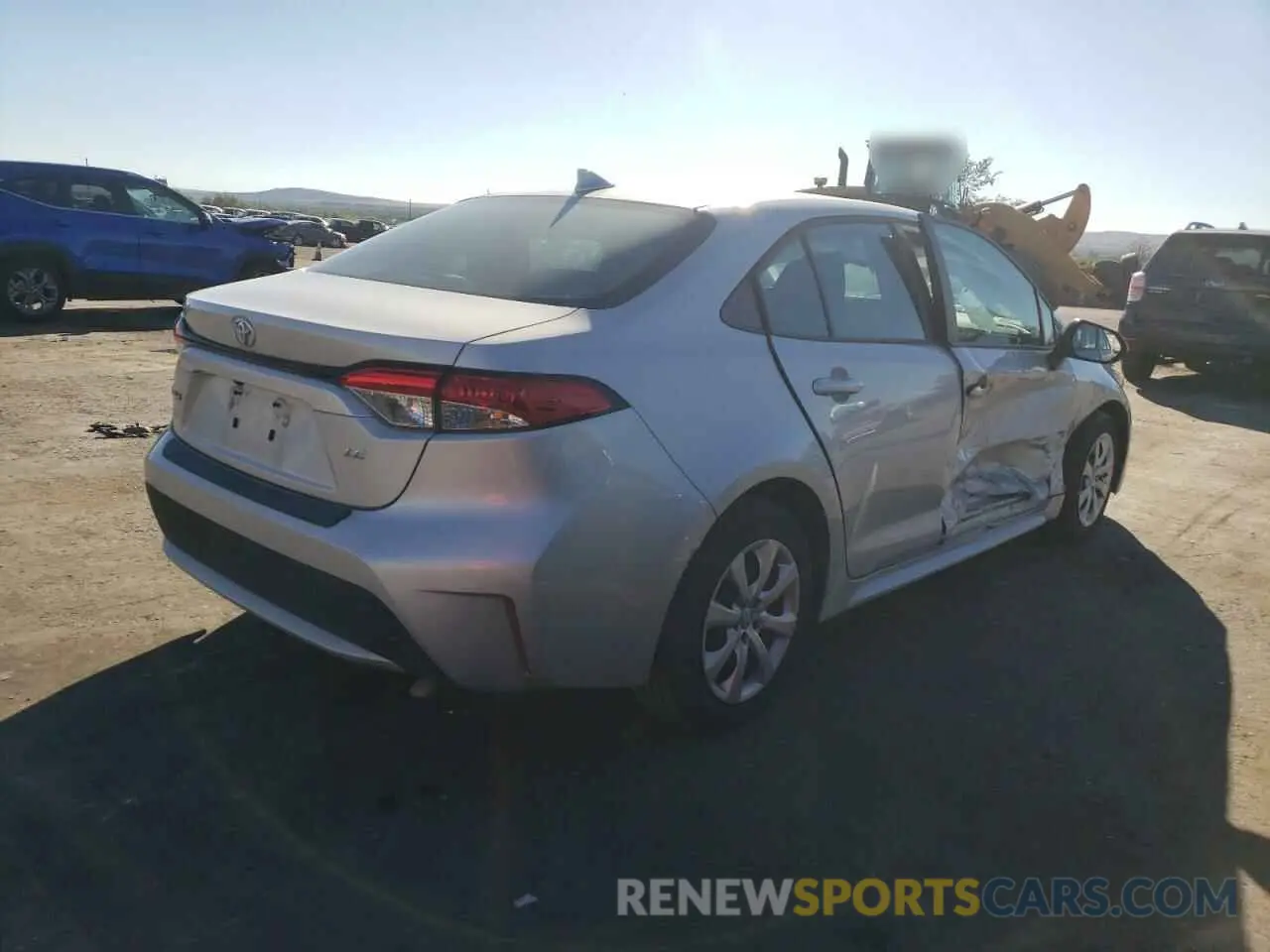 3 Photograph of a damaged car 5YFEPRAE8LP099922 TOYOTA COROLLA 2020
