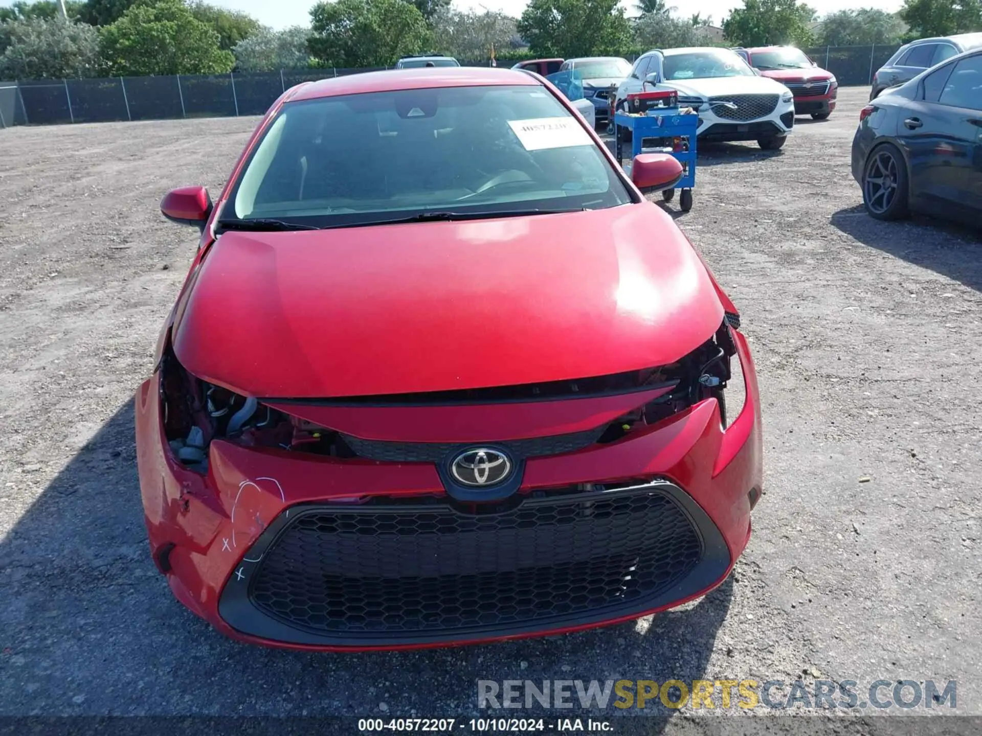 12 Photograph of a damaged car 5YFEPRAE8LP107310 TOYOTA COROLLA 2020