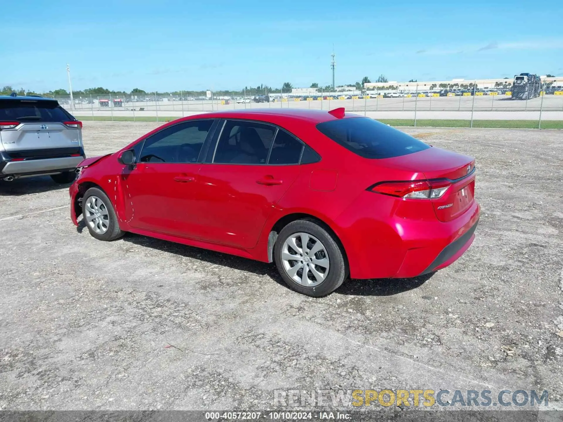3 Photograph of a damaged car 5YFEPRAE8LP107310 TOYOTA COROLLA 2020