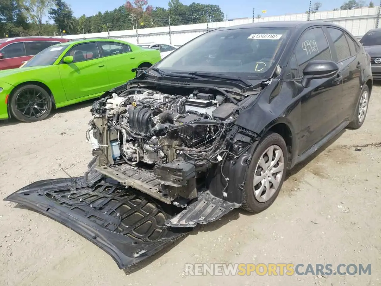 2 Фотография поврежденного автомобиля 5YFEPRAE8LP123832 TOYOTA COROLLA 2020