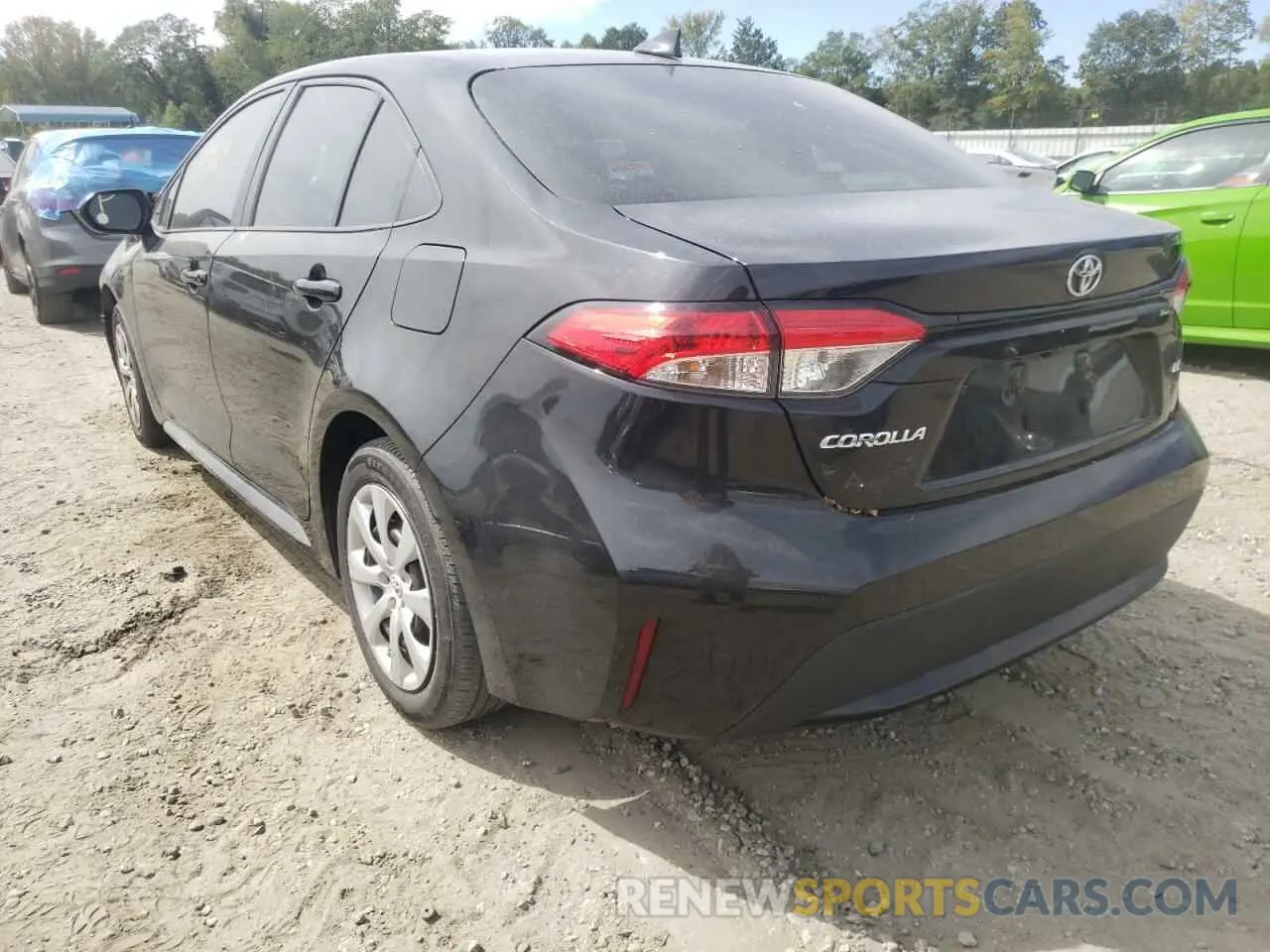 3 Фотография поврежденного автомобиля 5YFEPRAE8LP123832 TOYOTA COROLLA 2020