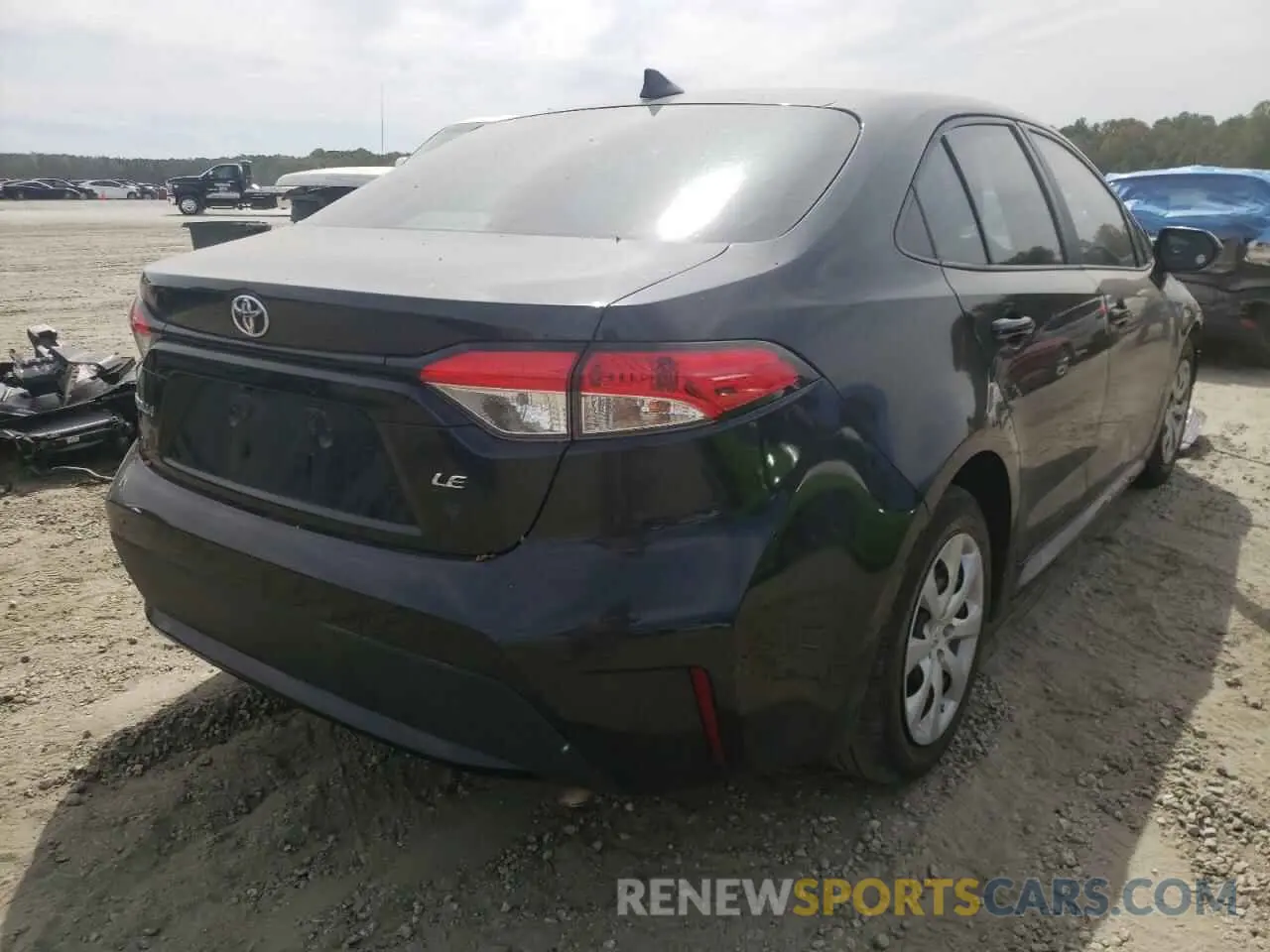 4 Фотография поврежденного автомобиля 5YFEPRAE8LP123832 TOYOTA COROLLA 2020
