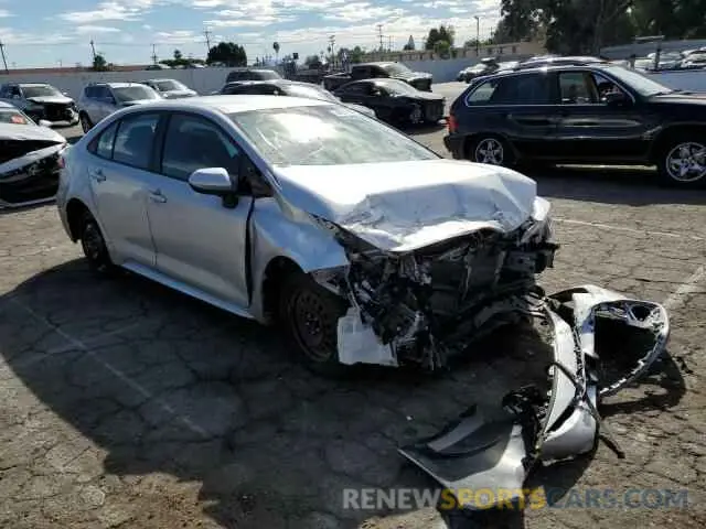 1 Photograph of a damaged car 5YFEPRAE8LP124530 TOYOTA COROLLA 2020