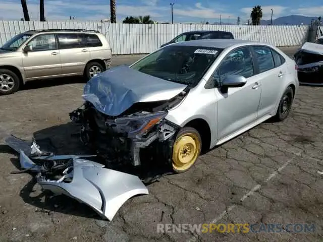 2 Photograph of a damaged car 5YFEPRAE8LP124530 TOYOTA COROLLA 2020