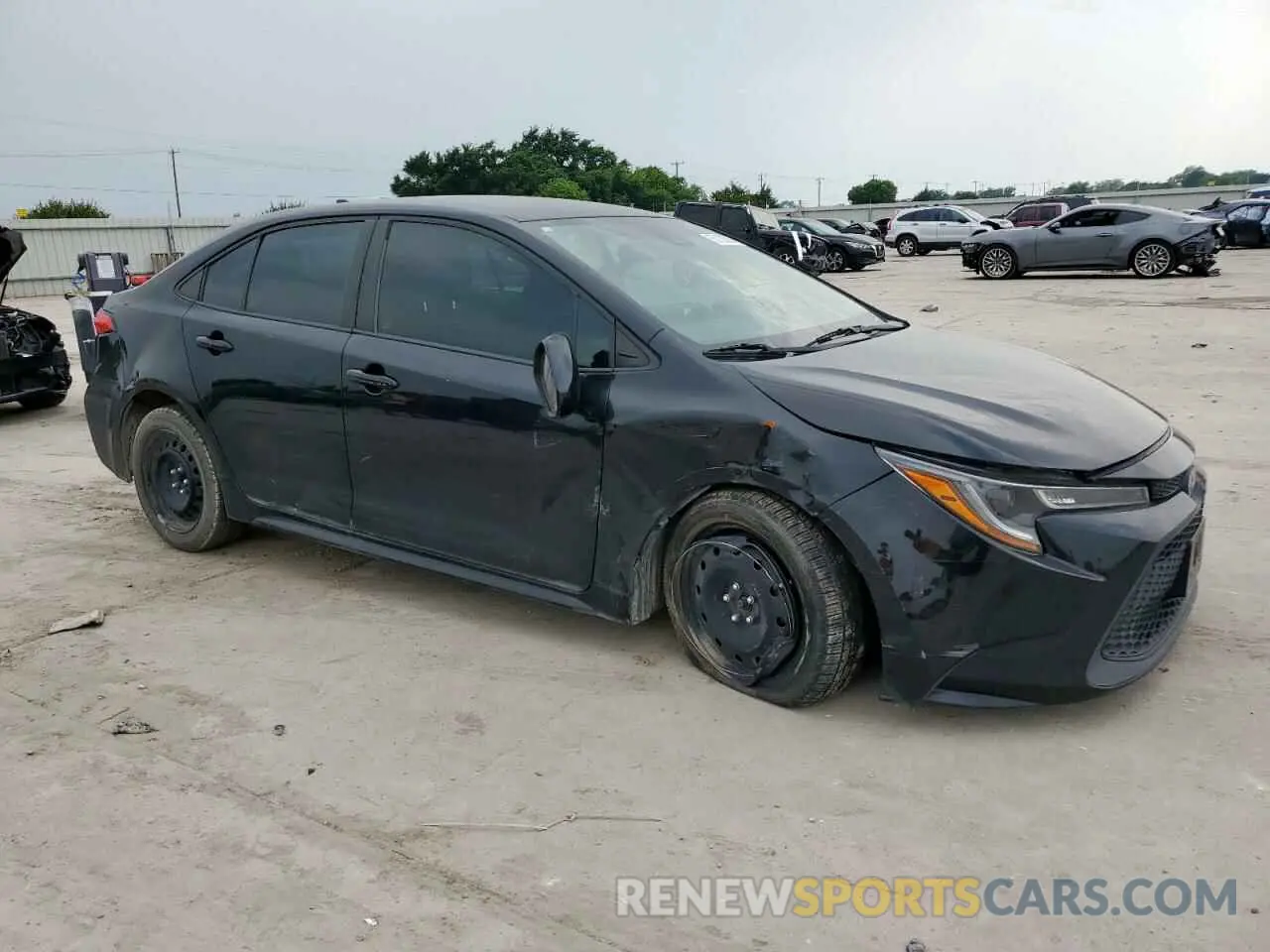 4 Photograph of a damaged car 5YFEPRAE8LP125841 TOYOTA COROLLA 2020