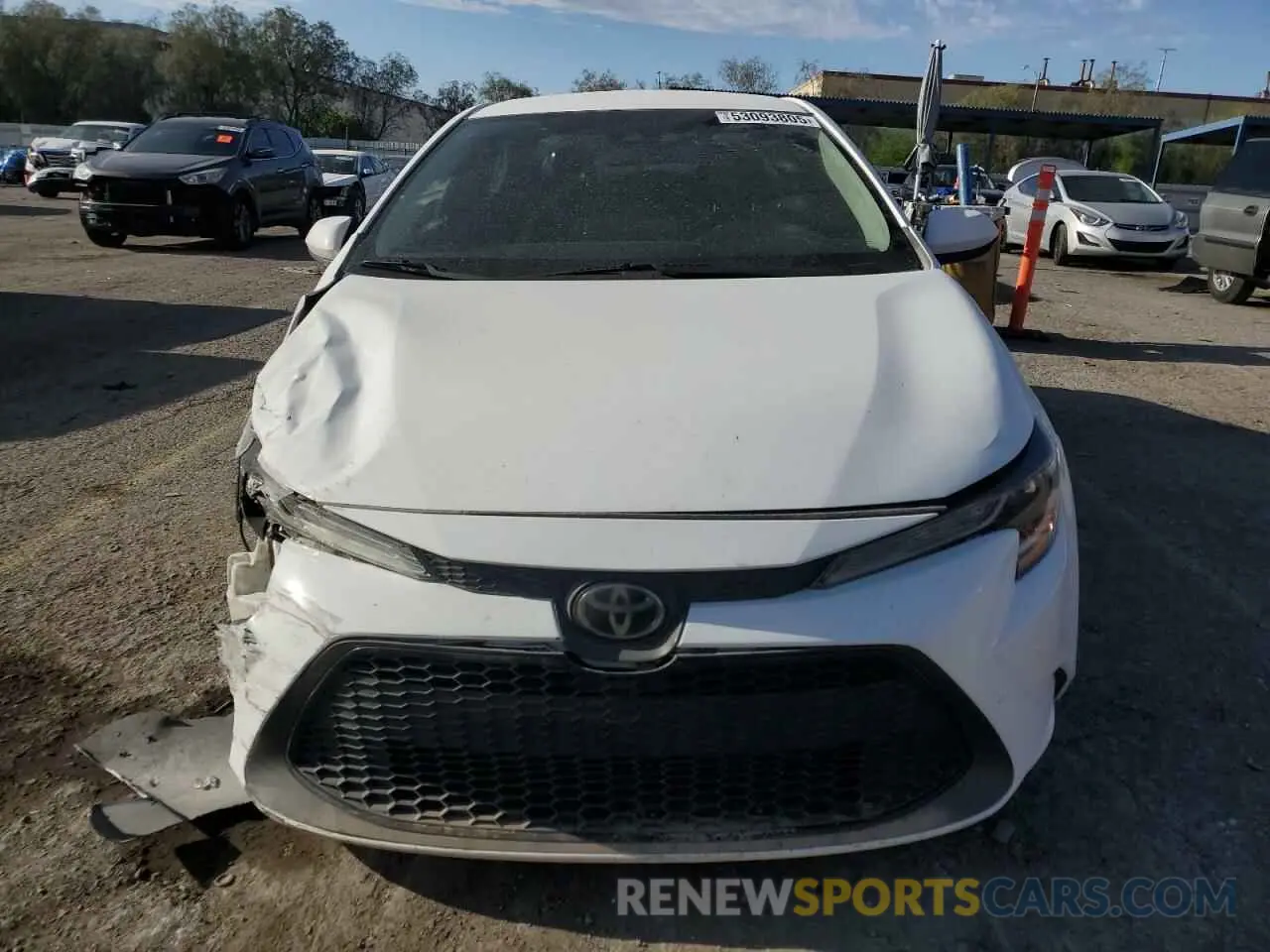 5 Photograph of a damaged car 5YFEPRAE9LP035274 TOYOTA COROLLA 2020