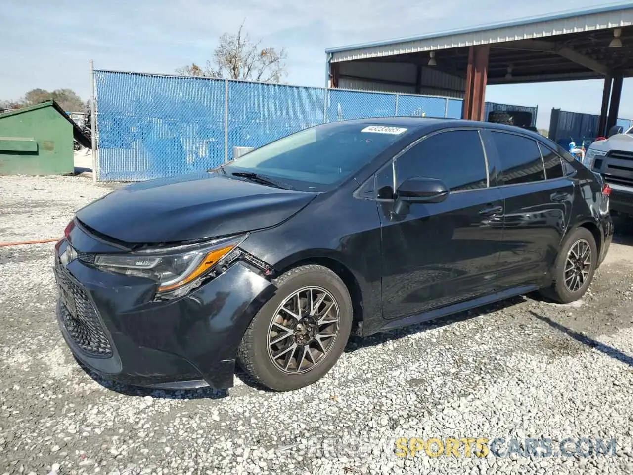 1 Photograph of a damaged car 5YFEPRAE9LP065469 TOYOTA COROLLA 2020