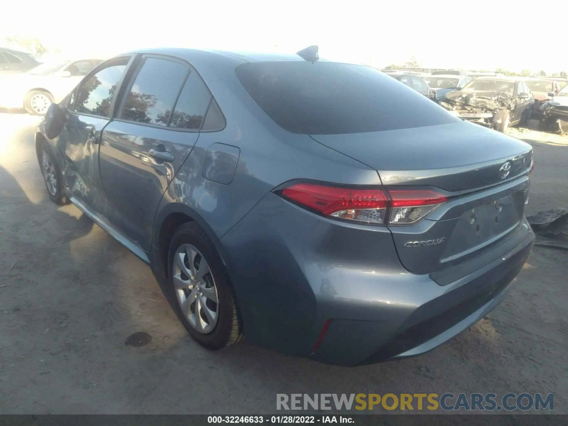 3 Photograph of a damaged car 5YFEPRAE9LP065746 TOYOTA COROLLA 2020