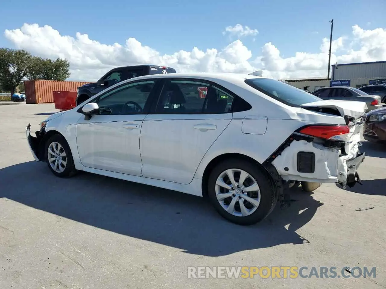 2 Photograph of a damaged car 5YFEPRAE9LP067898 TOYOTA COROLLA 2020