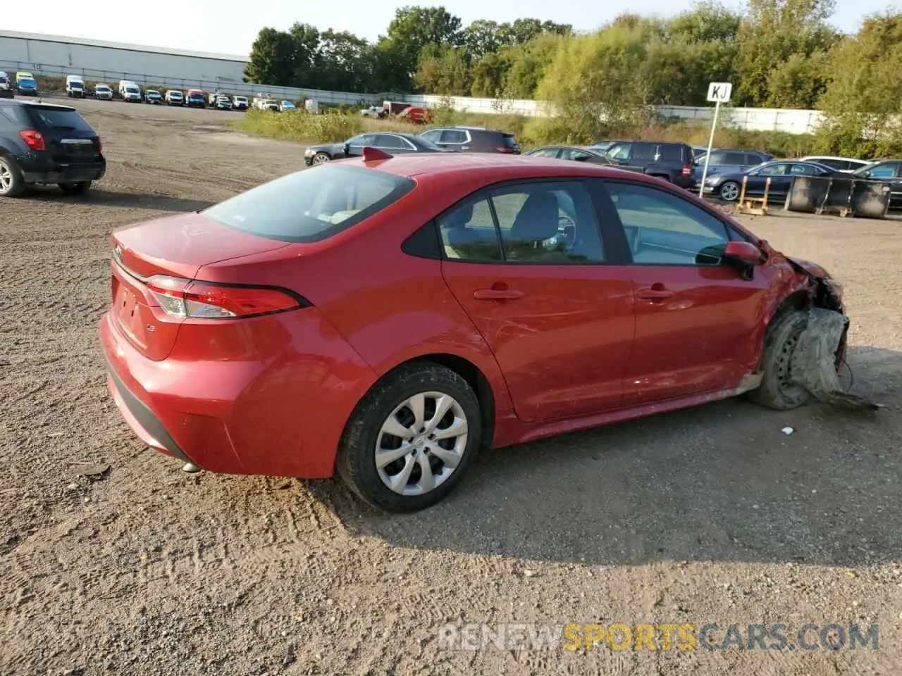 3 Фотография поврежденного автомобиля 5YFEPRAE9LP069490 TOYOTA COROLLA 2020